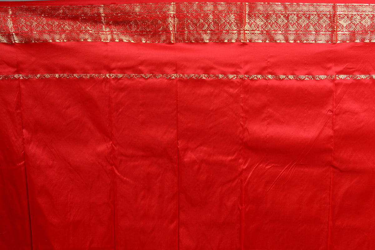 Bottle Green Pure Kanjivaram Silk Saree