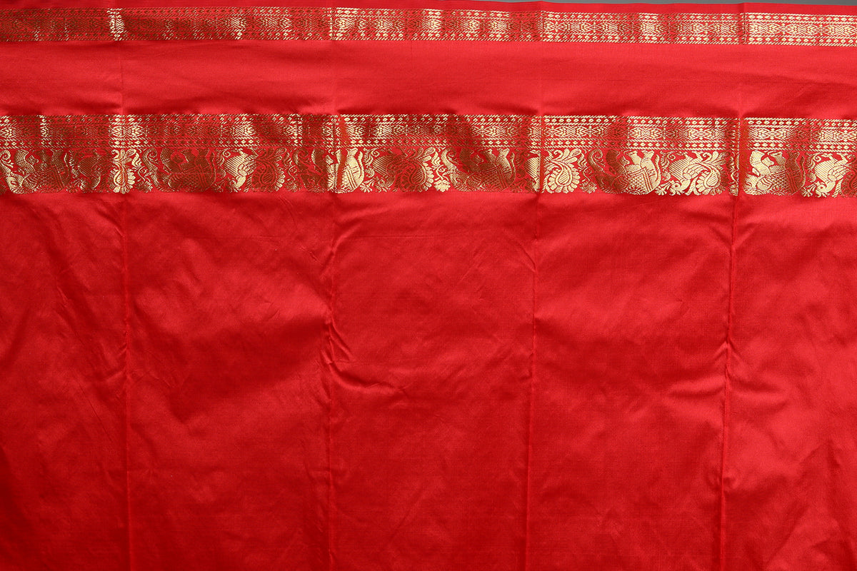Blue Pure Kanjivaram Silk Saree