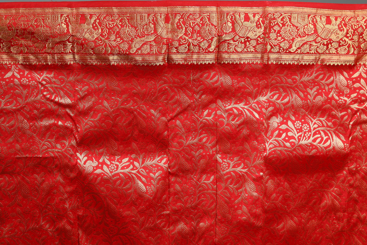 Lavender Pure Kanjivaram Silk Saree