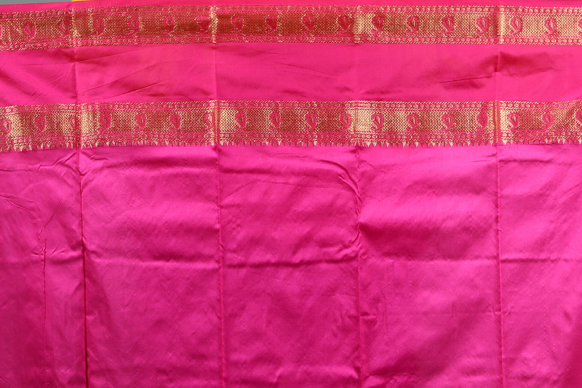 Grey Dual Tone Kanjivaram Silk Saree