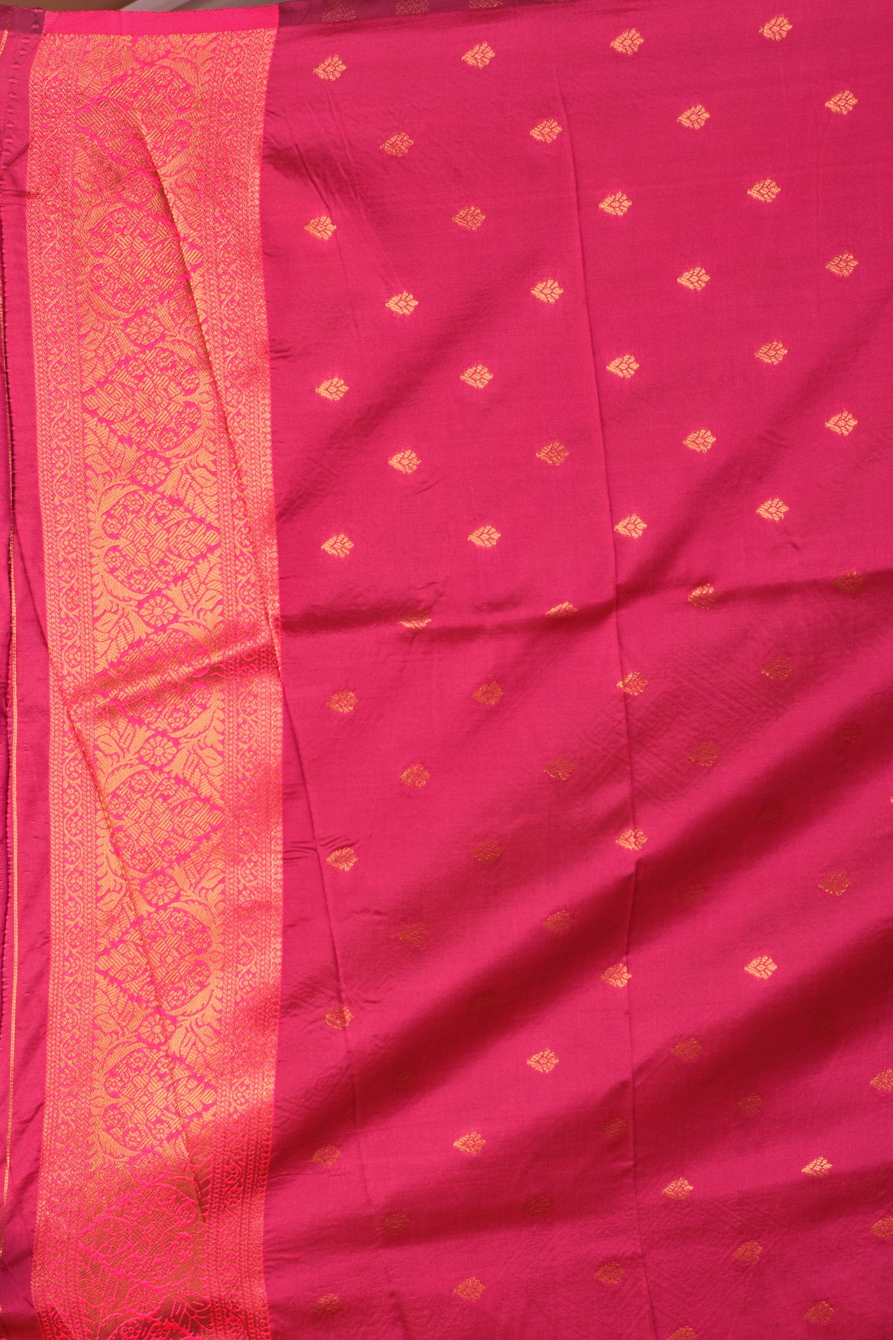 Dark Green Blended Silk Saree - Keya Seth Exclusive