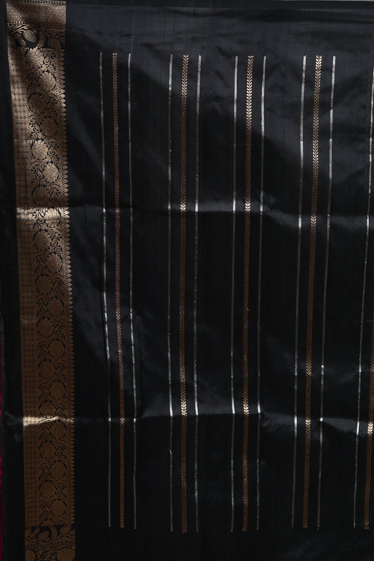 Black Pure Katan Saree
