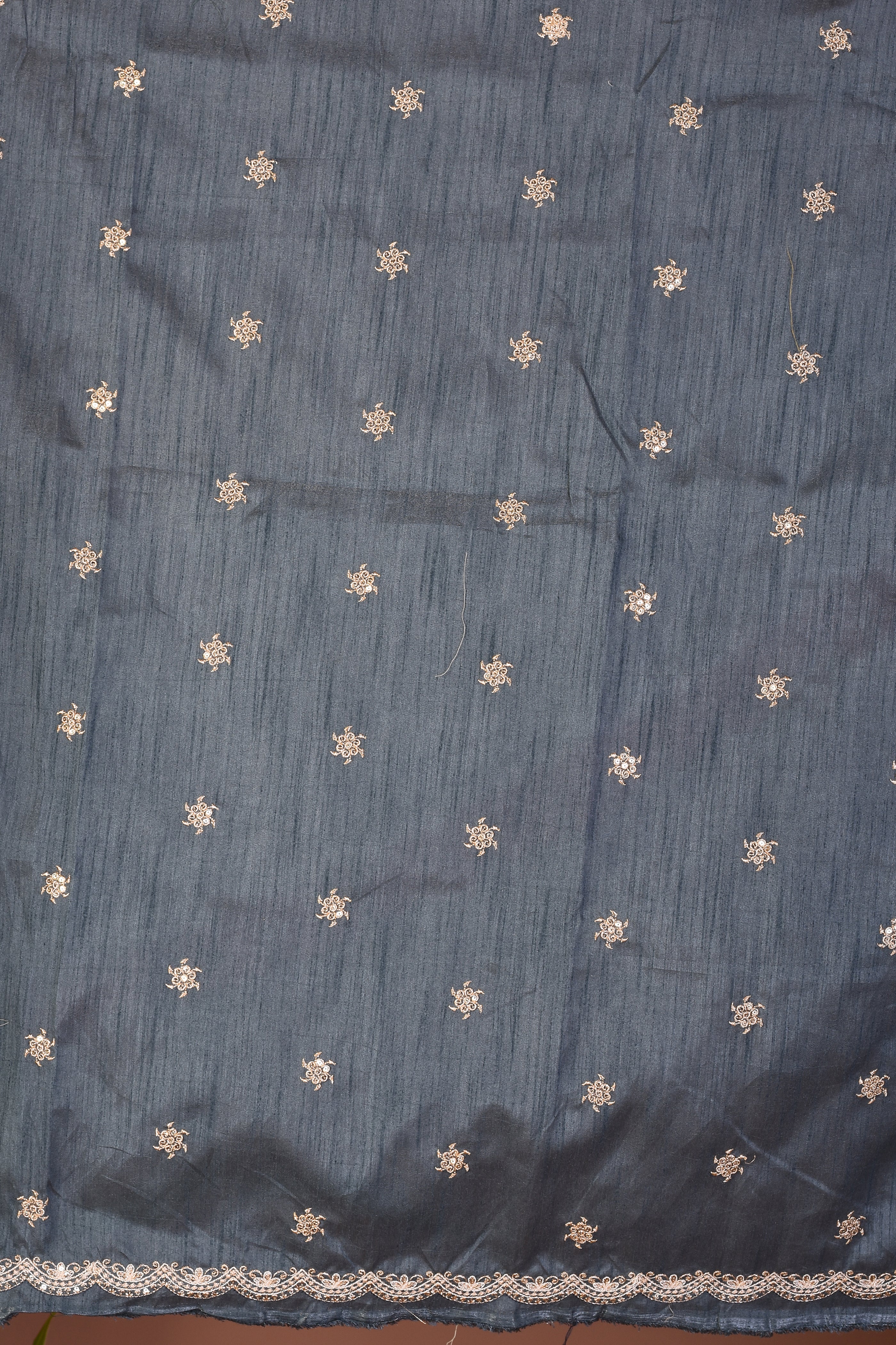 Designer Grey Blended Organza Saree - Keya Seth Exclusive