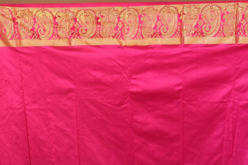 Blue Pure Kanjivaram Silk Saree with Blouse Piece - Keya Seth Exclusive