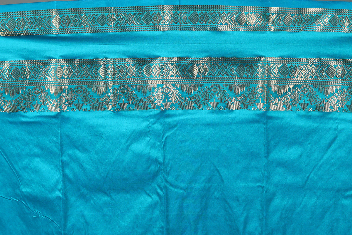 Leaf Green Pure Kanjivaram Silk Saree
