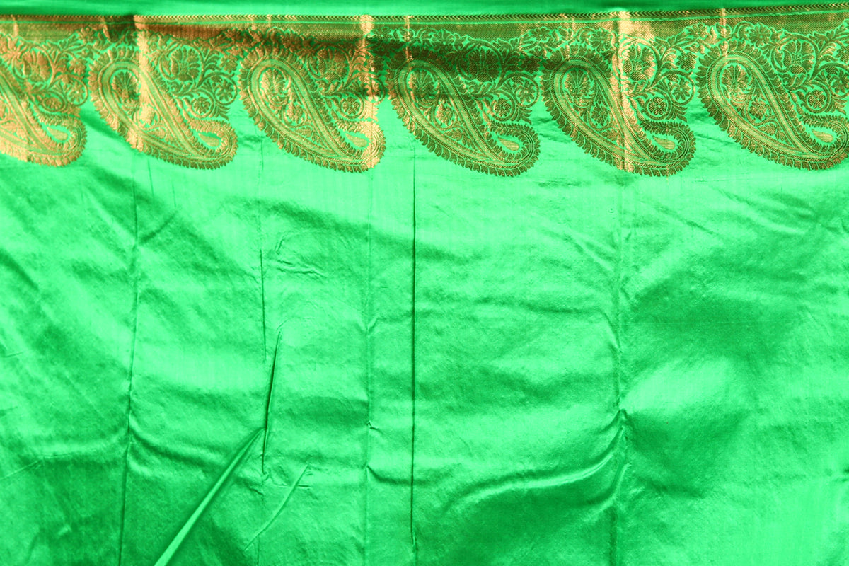 Green Kanjivaram Saree