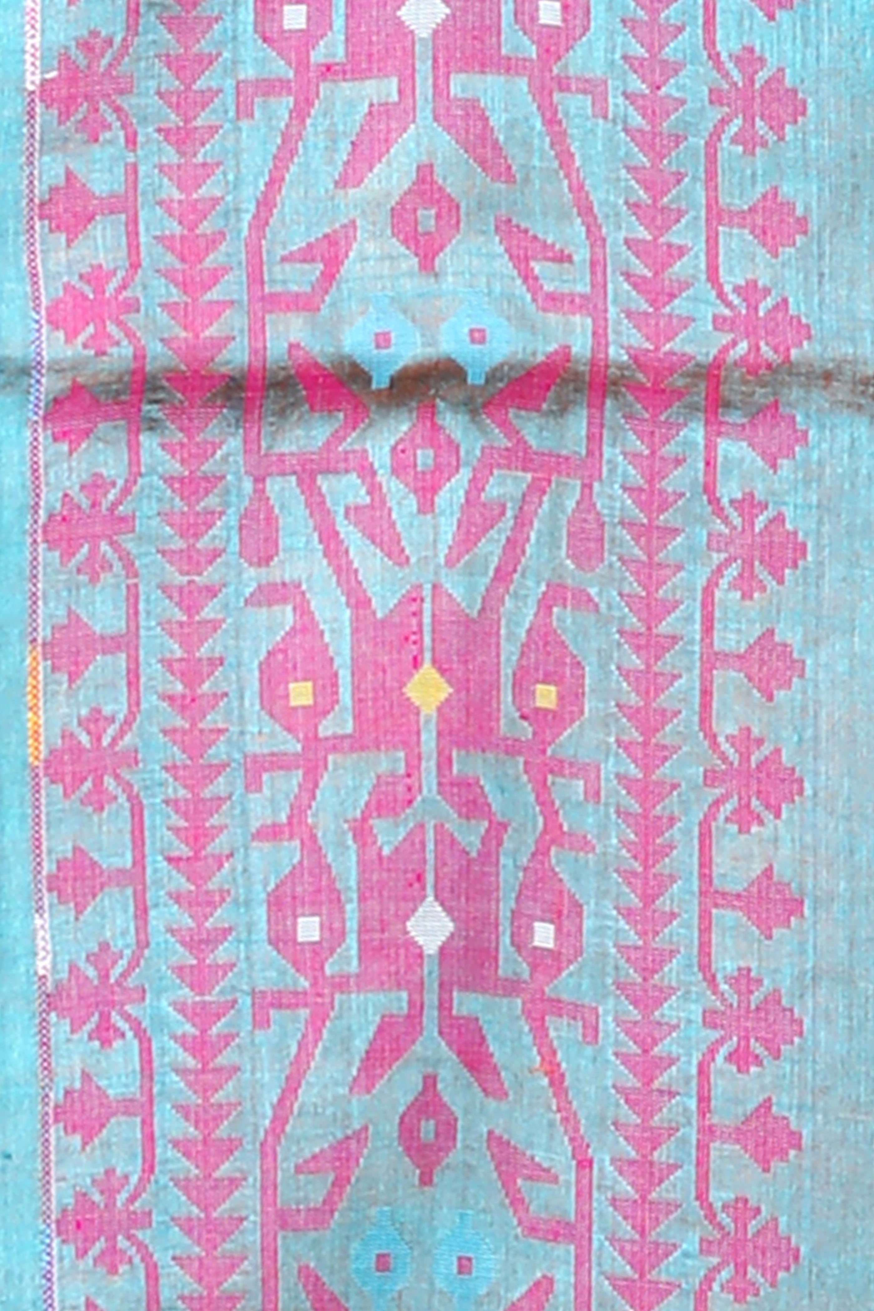 Dual Tone Grey Tussar Saree