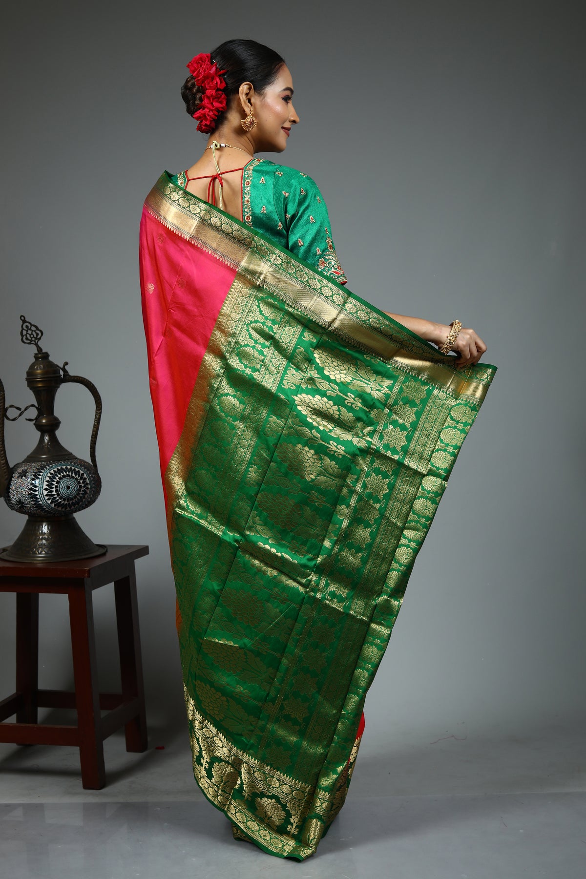 Red Kanjivaram Silk Saree