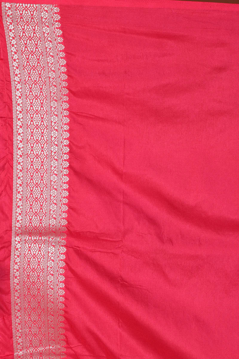 Pink Blended Mashru Silk Saree - Keya Seth Exclusive