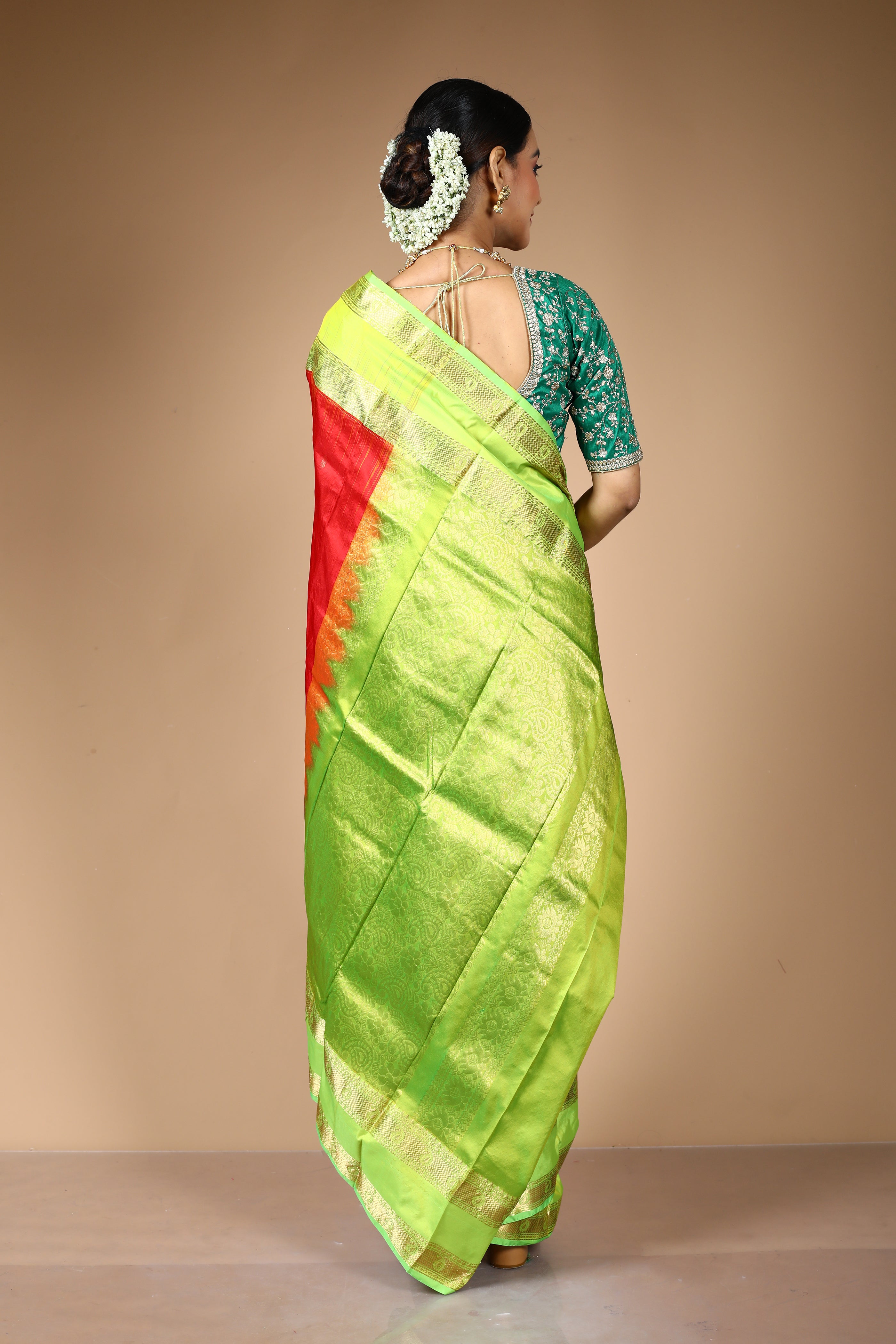 Red Pure Kanjivaram Silk Saree