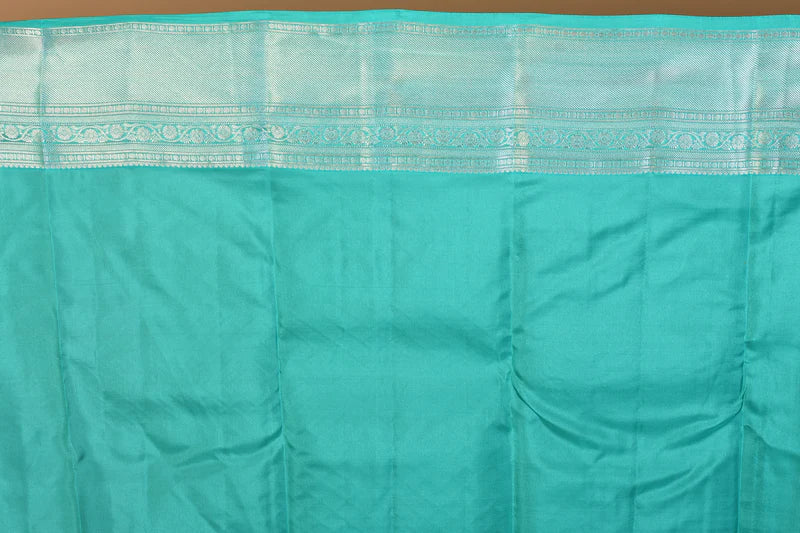 Mustard Blended Kanjivaram Silk Saree with Blouse Piece - Keya Seth Exclusive