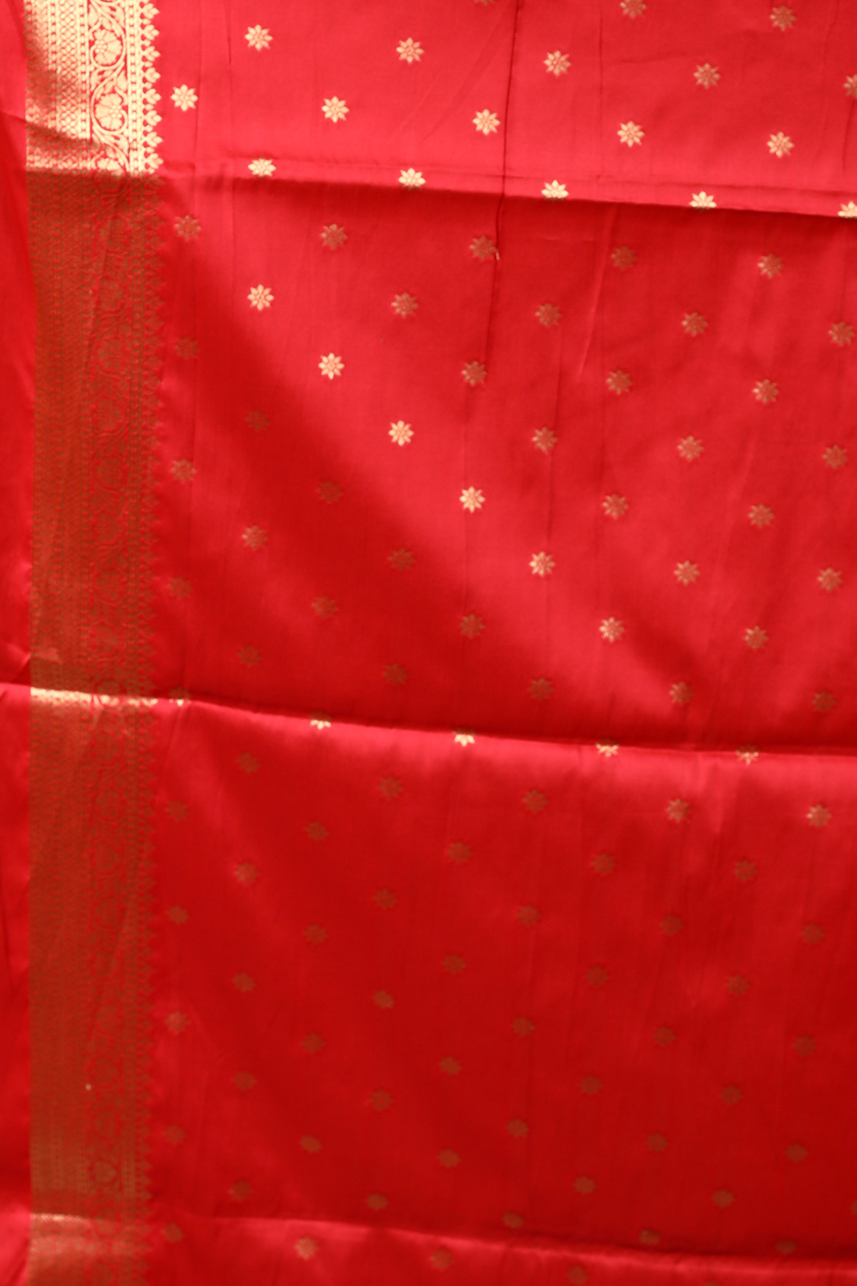 Wine Pure Silk Saree with Threadwork