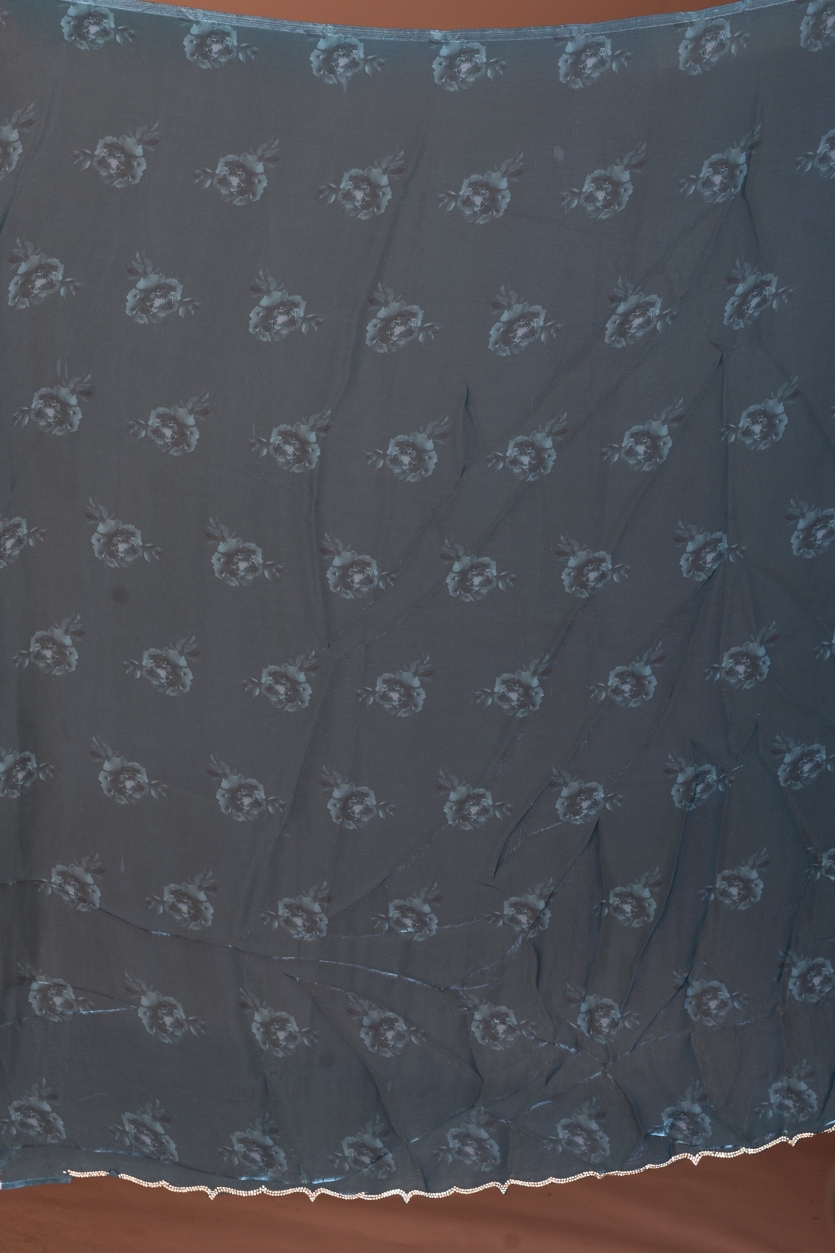 Sea Green Blended Organza Saree - Keya Seth Exclusive