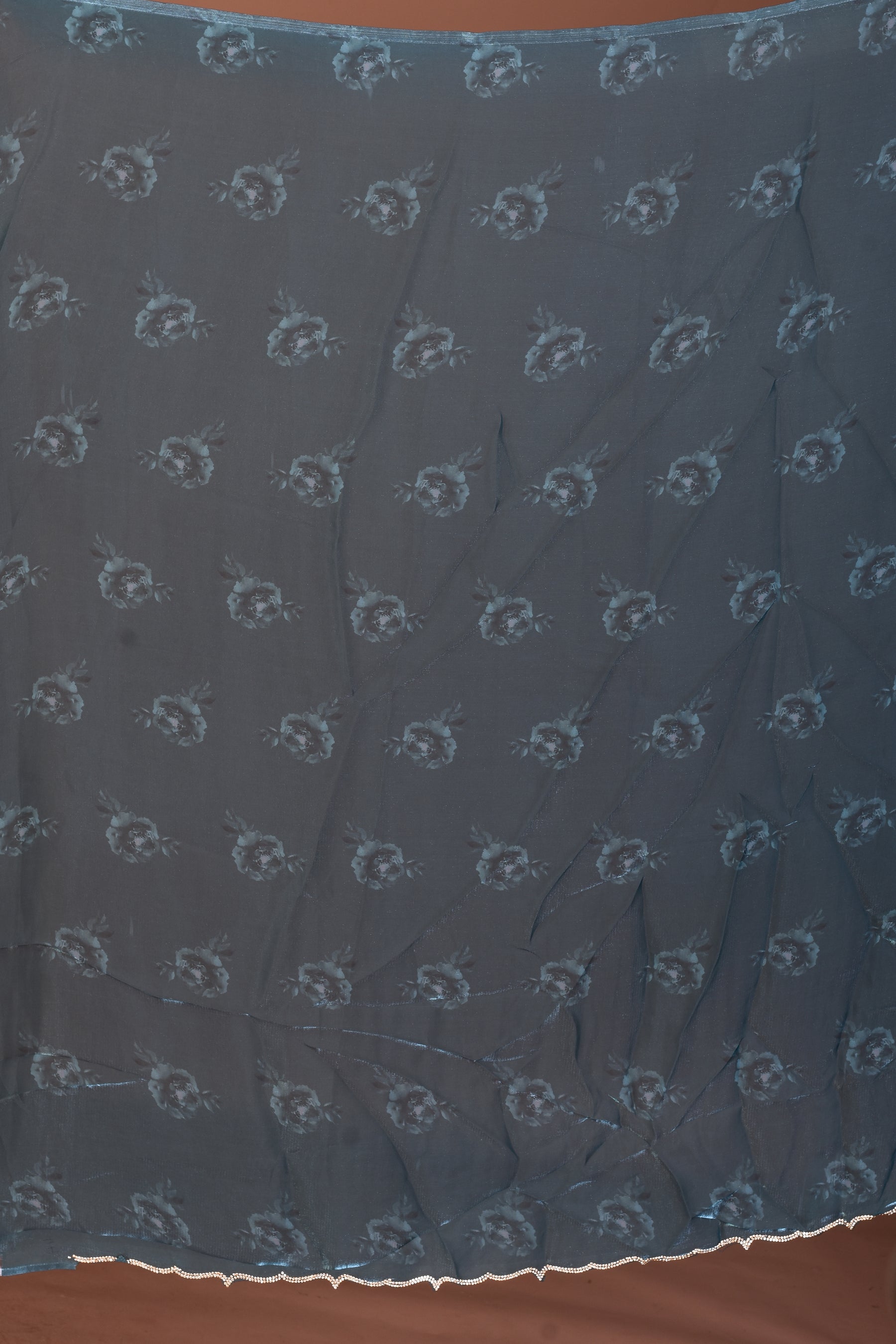 Sea Green Blended Organza Saree - Keya Seth Exclusive