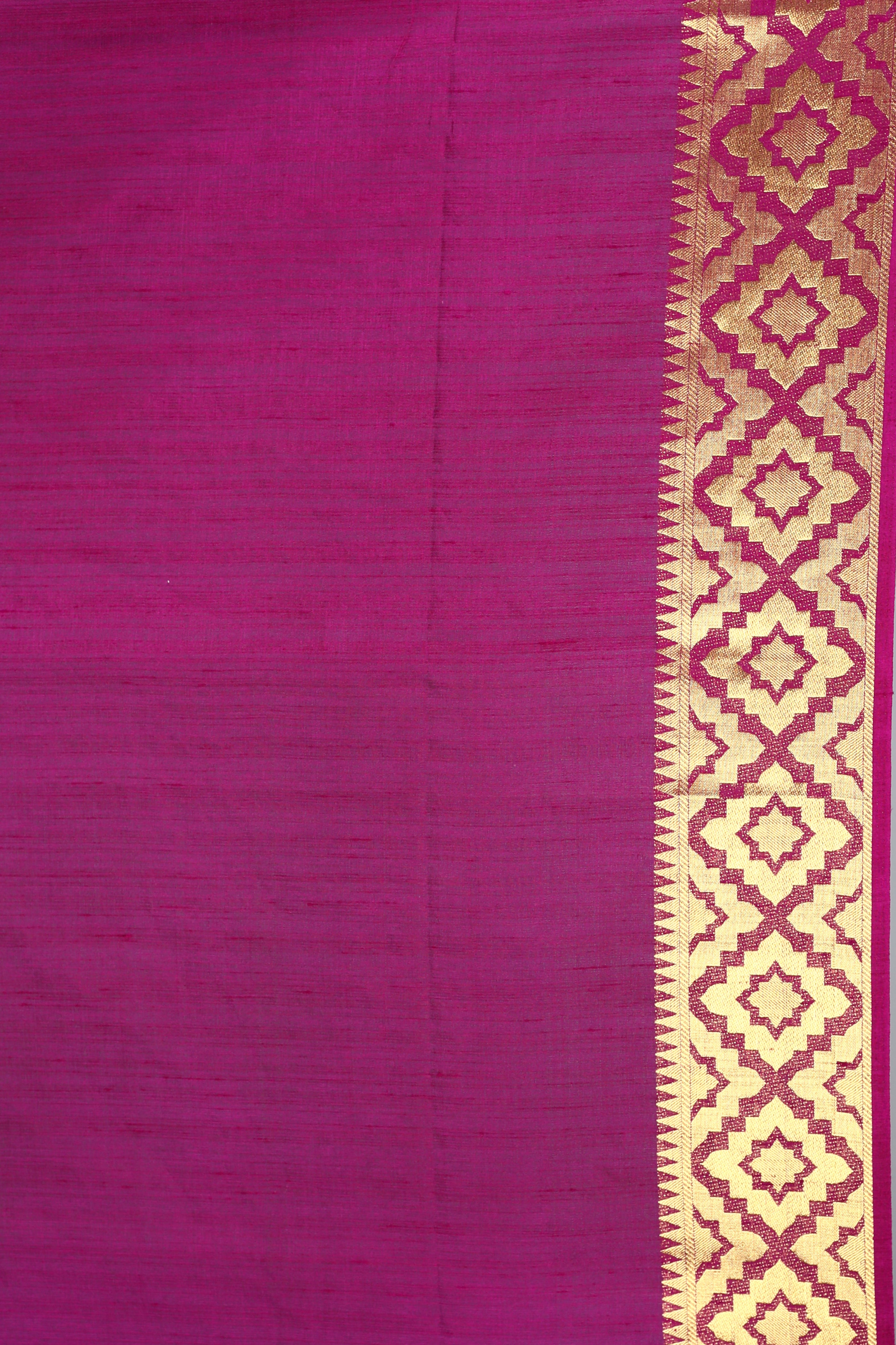 White Blended Matka Saree