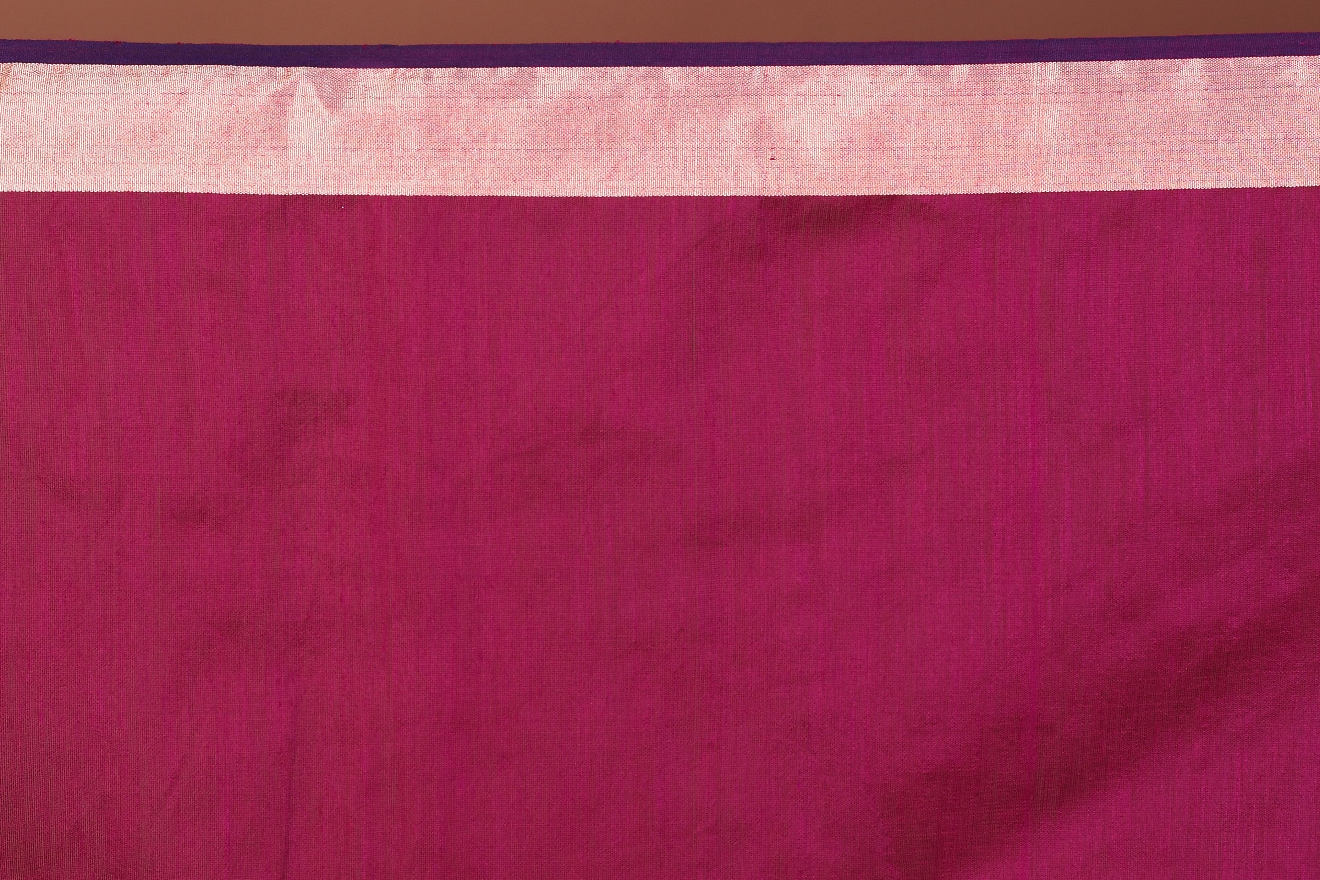 Brown Blended Linen Handloom Saree - Keya Seth Exclusive