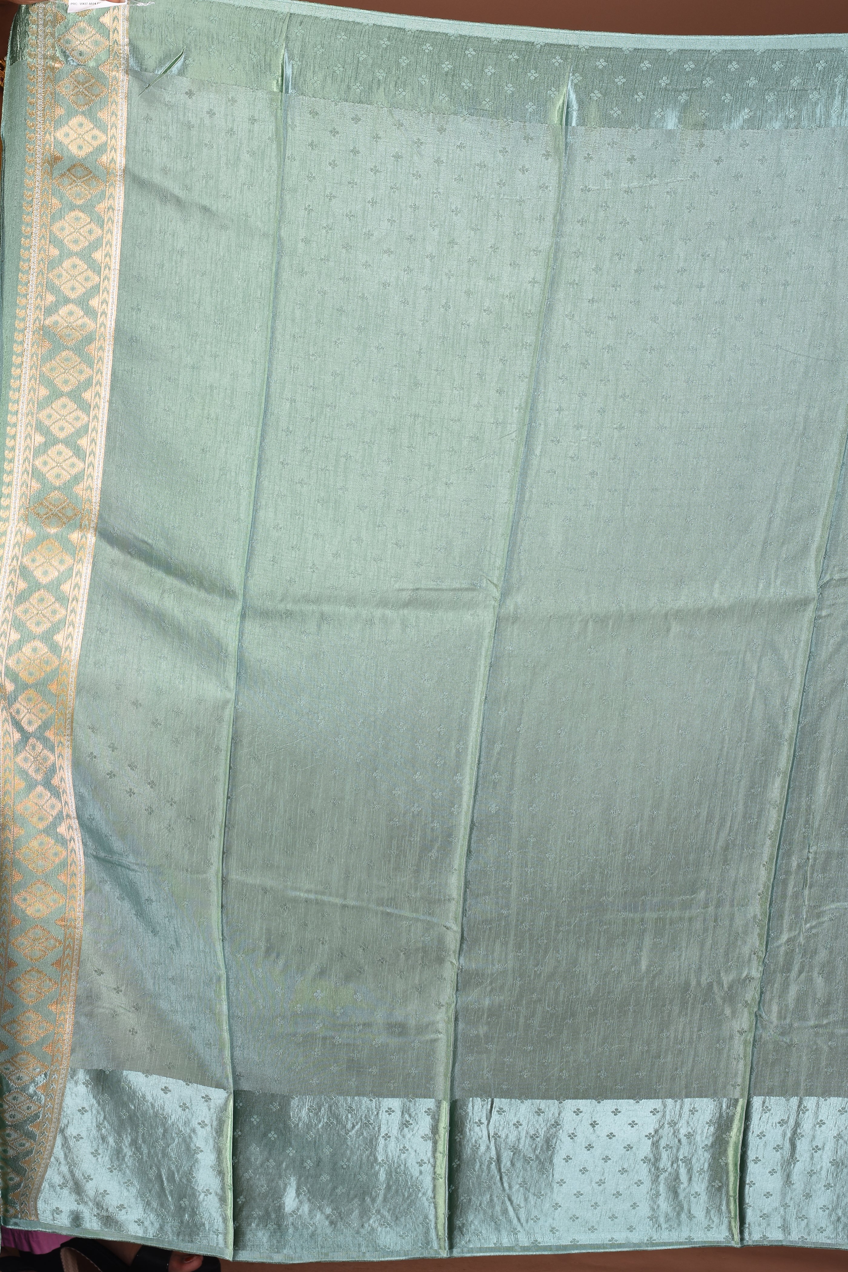 Green Blended Dola Silk Saree - Keya Seth Exclusive