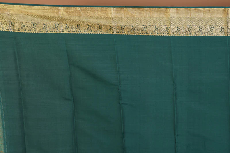 Orange Blended Kanjivaram Silk Saree with Blouse Piece - Keya Seth Exclusive