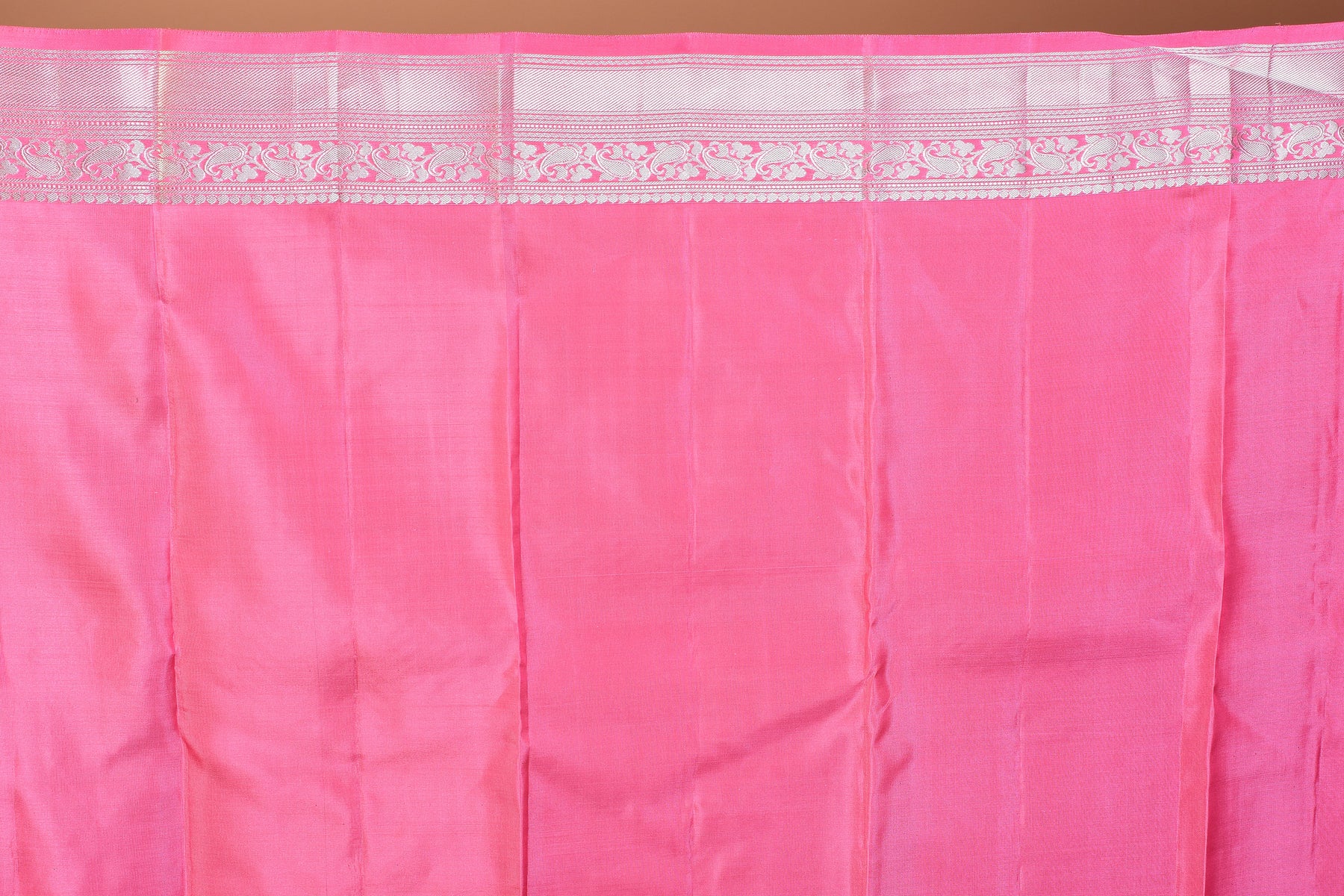 Light Peach Blended Kanjivaram Saree with Blouse Piece - Keya Seth Exclusive