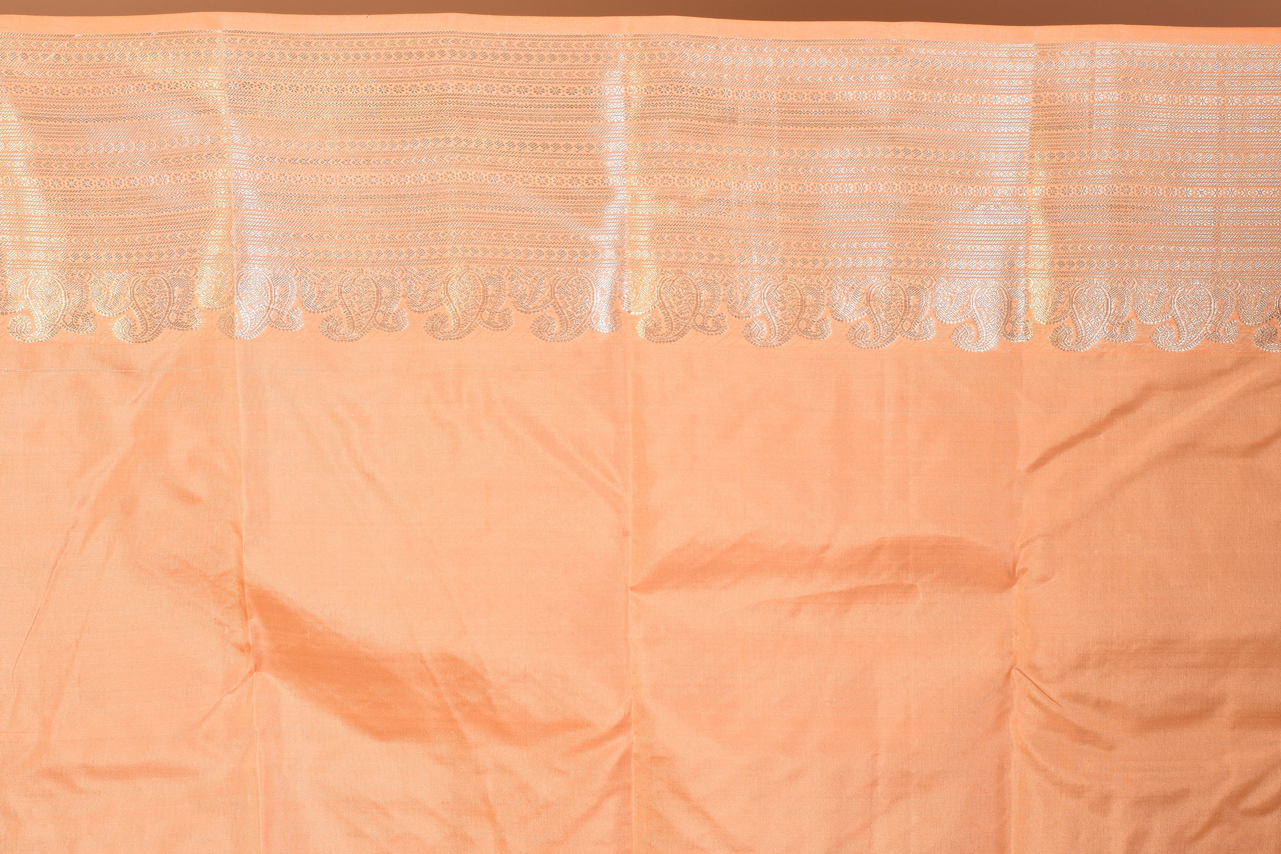 Orange Blended Kanjivaram Saree with Blouse Piece - Keya Seth Exclusive