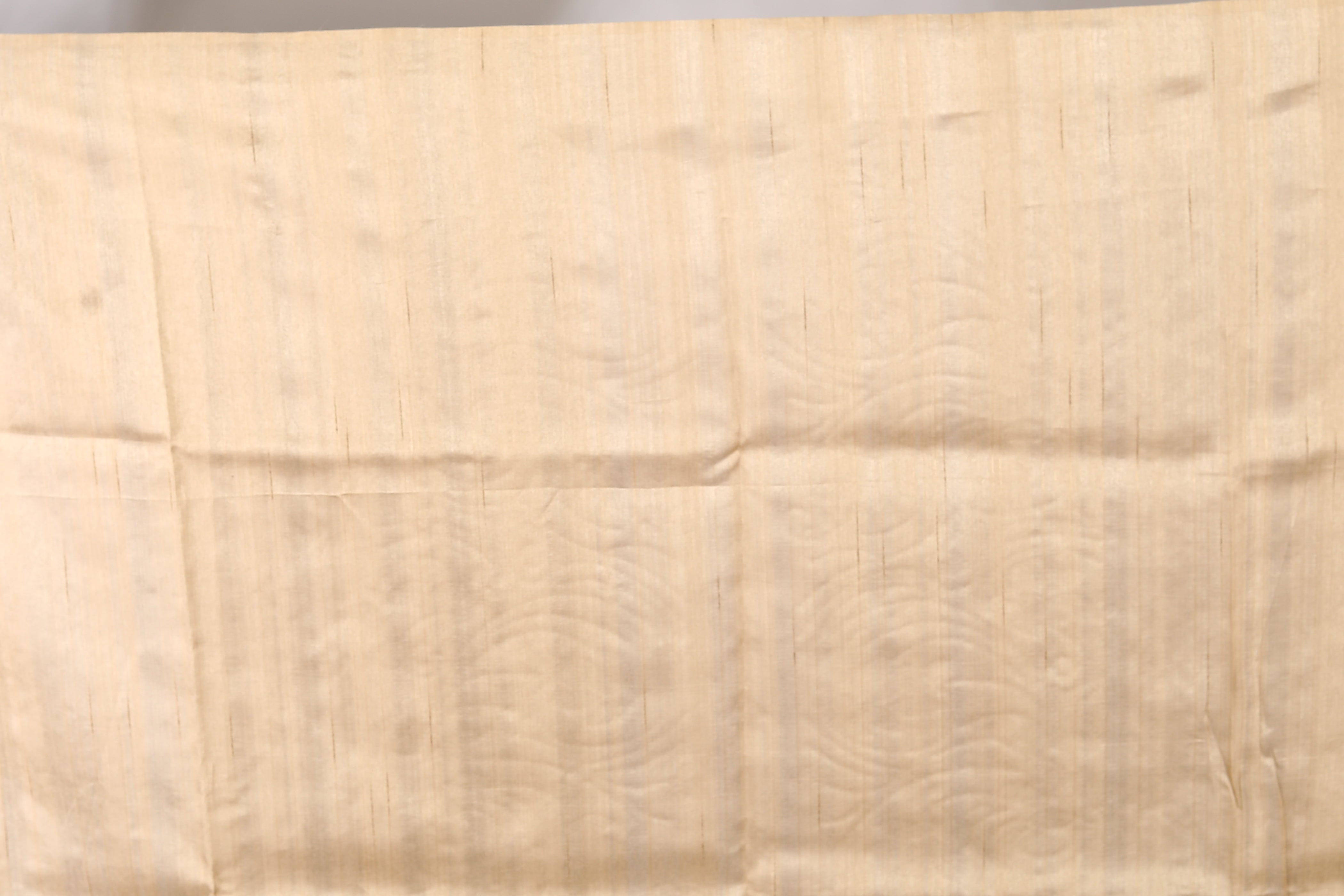 Beige Blended Tussar Silk Saree - Keya Seth Exclusive
