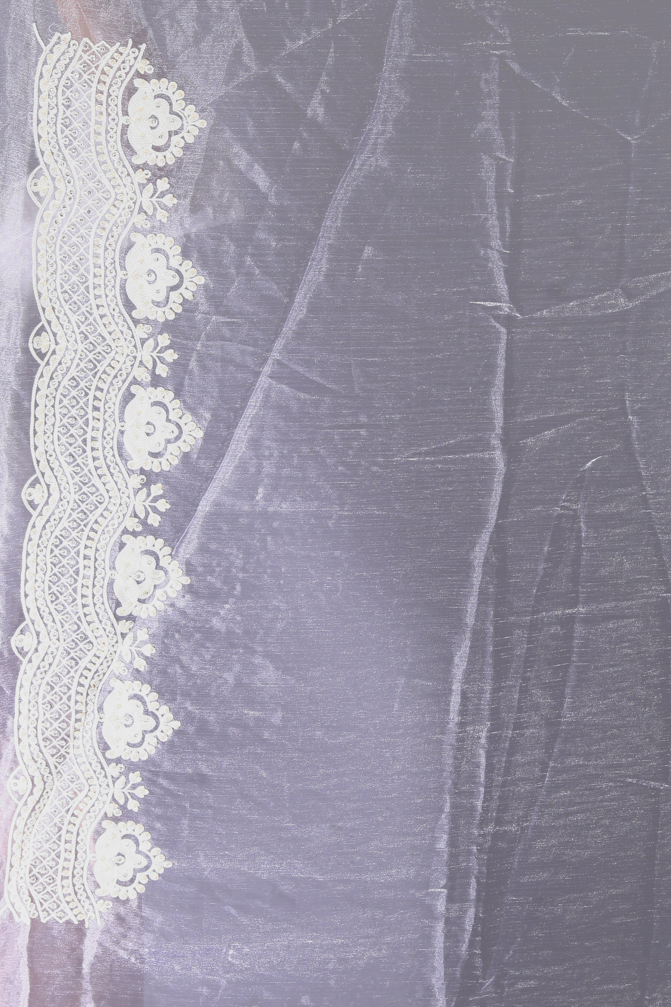 Grey Blended Georgette Saree - Keya Seth Exclusive
