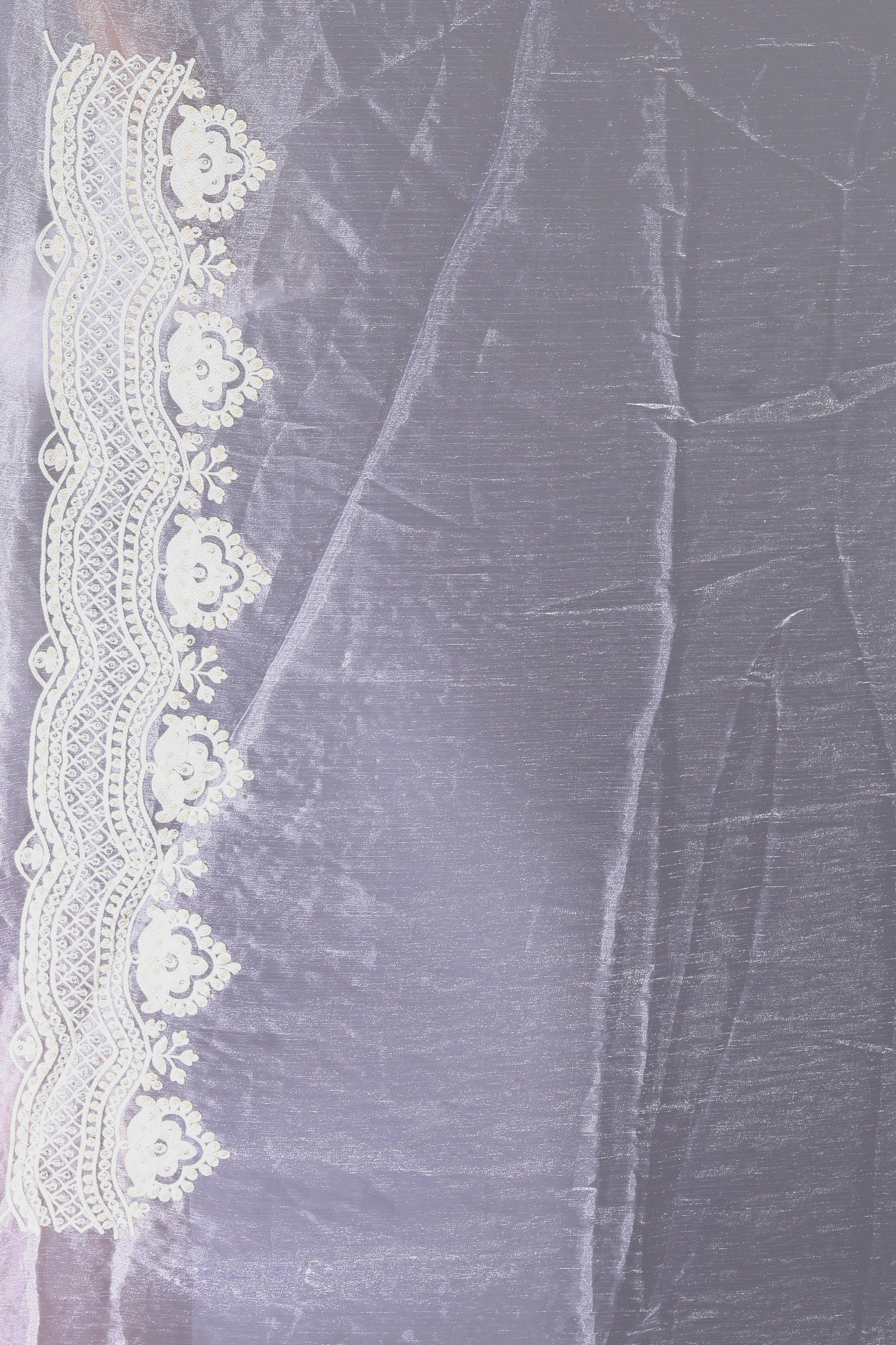 Grey Blended Georgette Saree - Keya Seth Exclusive