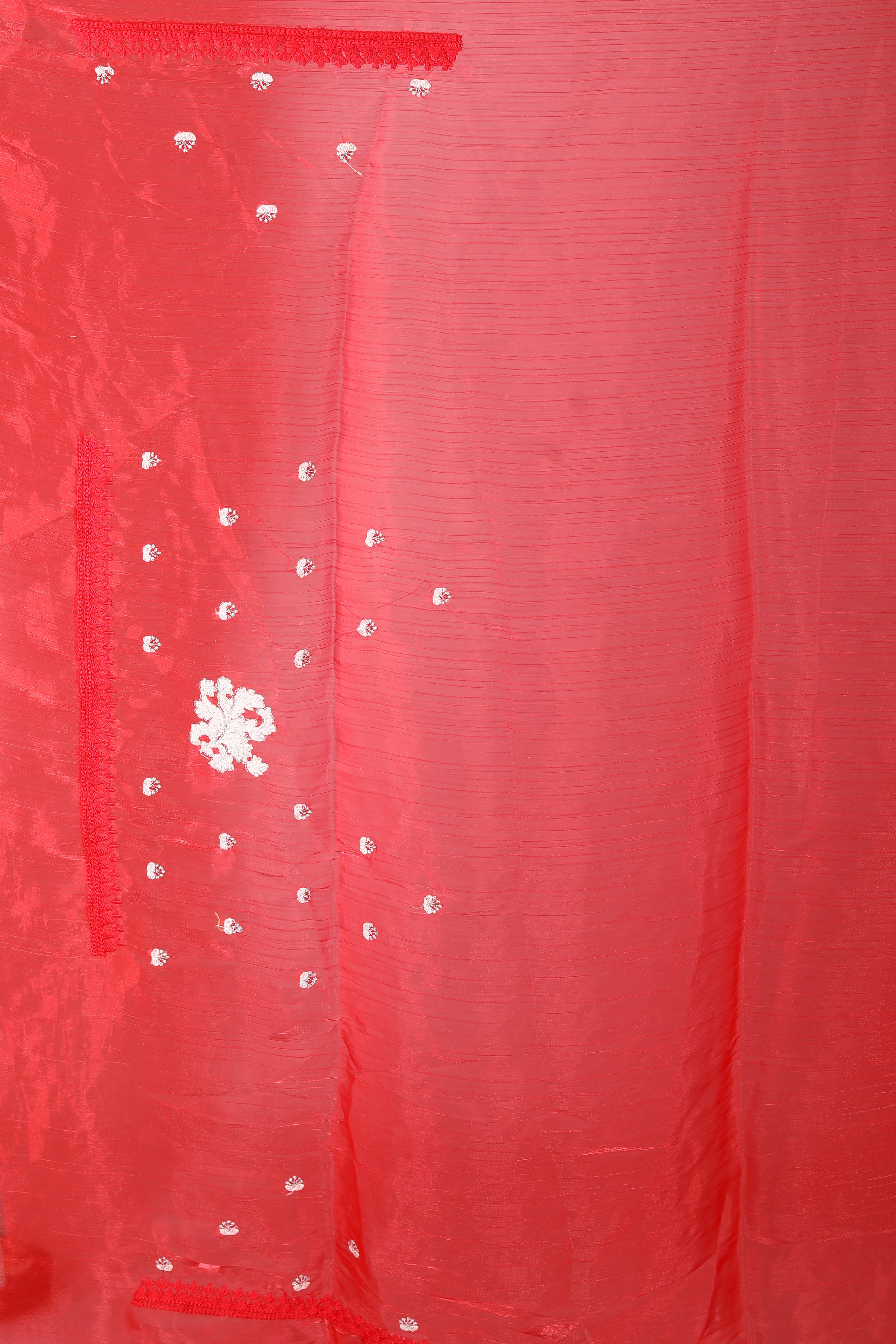 Red Georgette Blended Saree - Keya Seth Exclusive