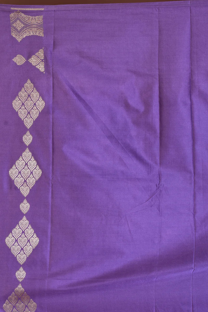 Lavender Blended Mashru Silk Saree - Keya Seth Exclusive