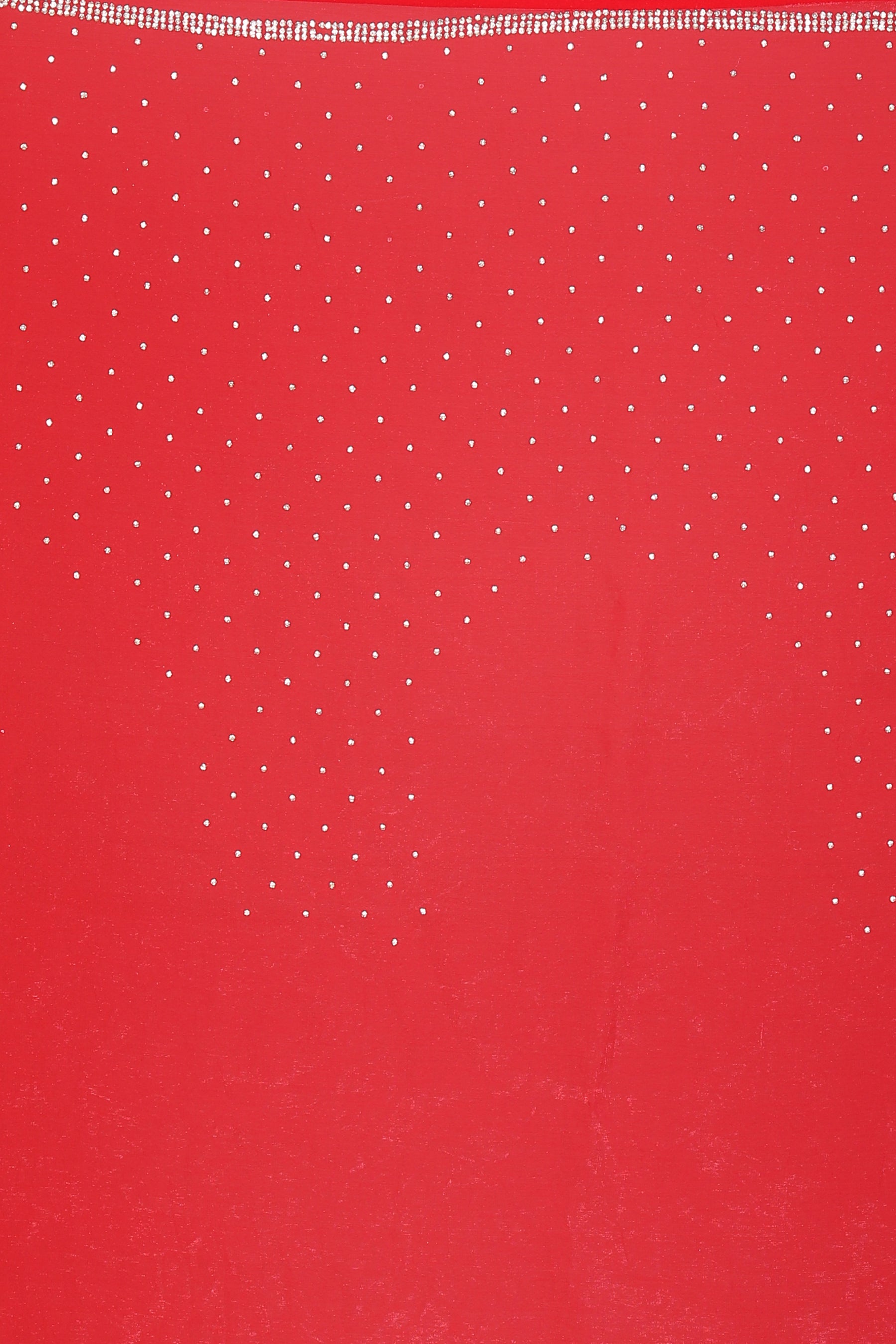 Red Blended Georgette Saree - Keya Seth Exclusive