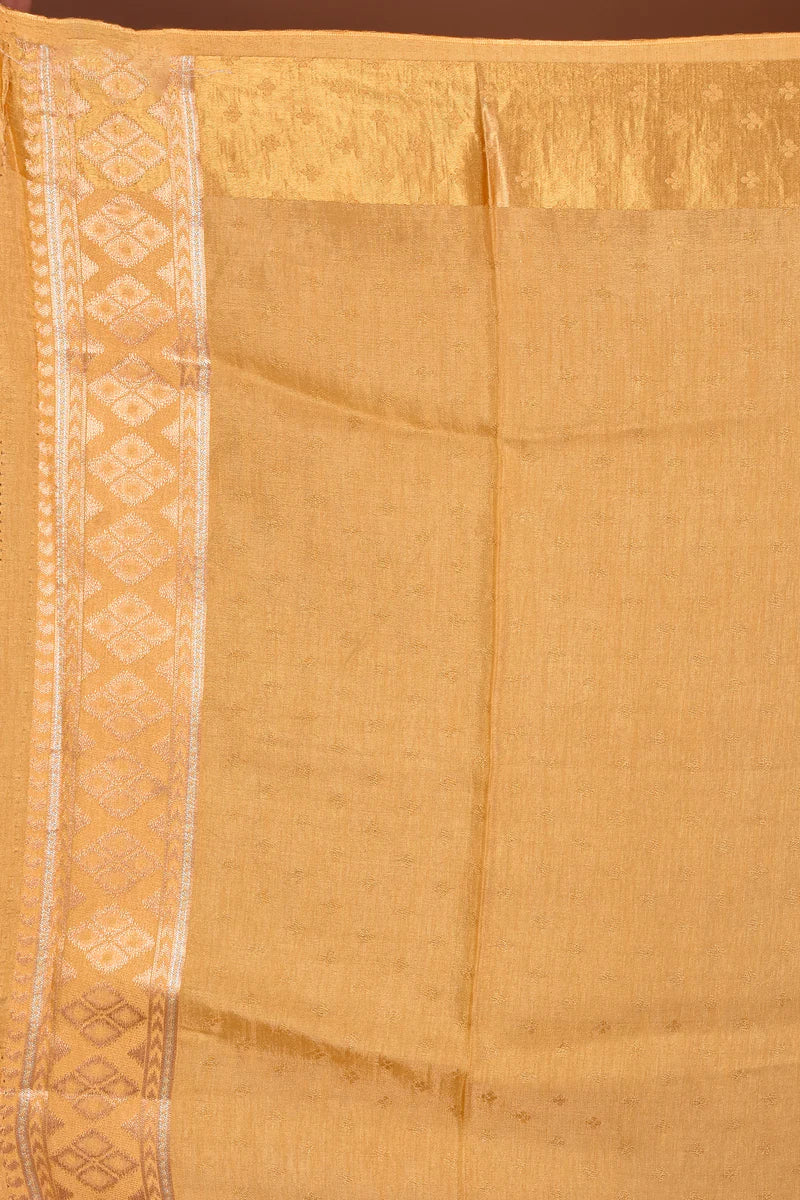 Rust Art Silk Saree - Keya Seth Exclusive
