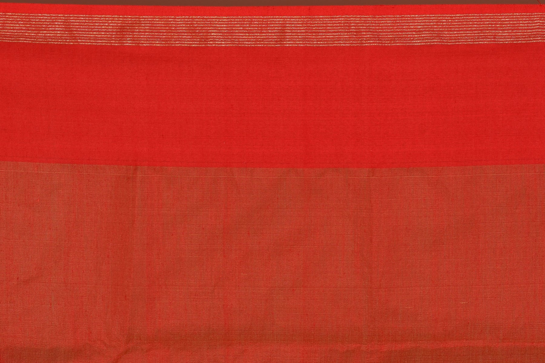 Red and Yellow Blended Handloom Saree - Keya Seth Exclusive