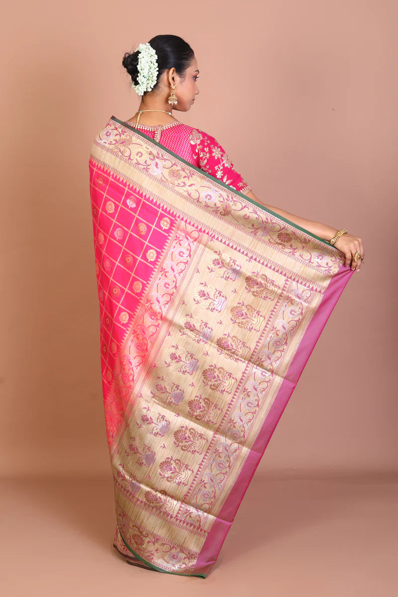 Rani Blended Uppada Saree - Keya Seth Exclusive