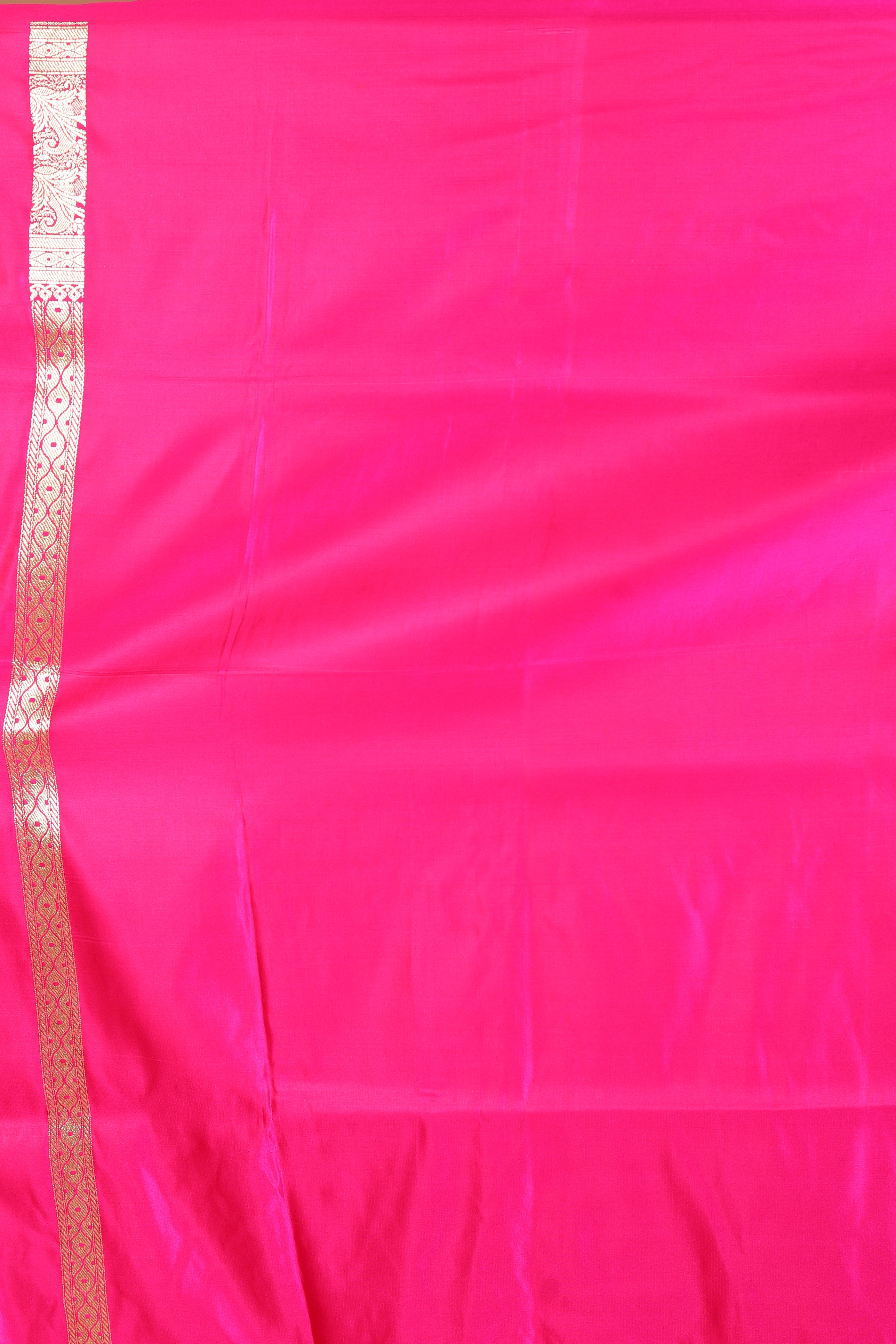 Half & Half Blue with Pink Blended Banarasi Saree - Keya Seth Exclusive