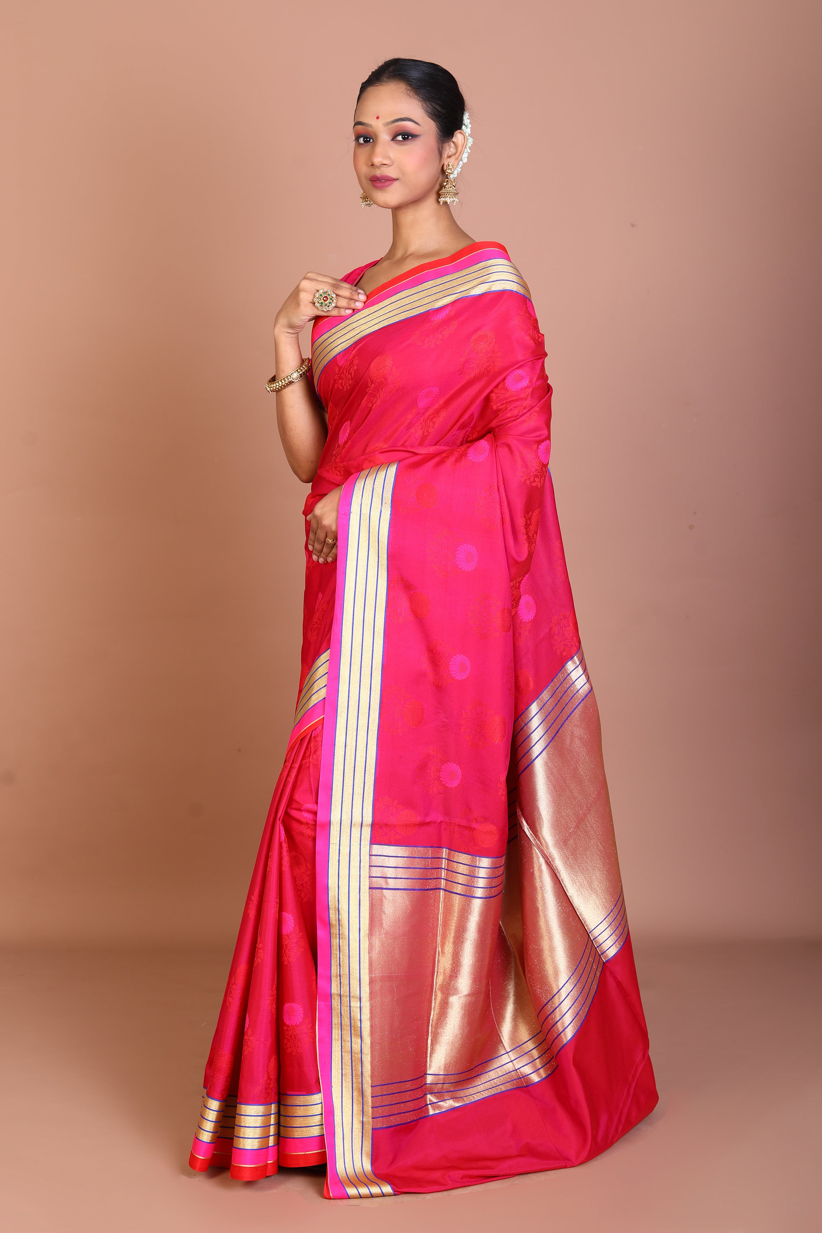 Rani Uppada Blended Saree - Keya Seth Exclusive