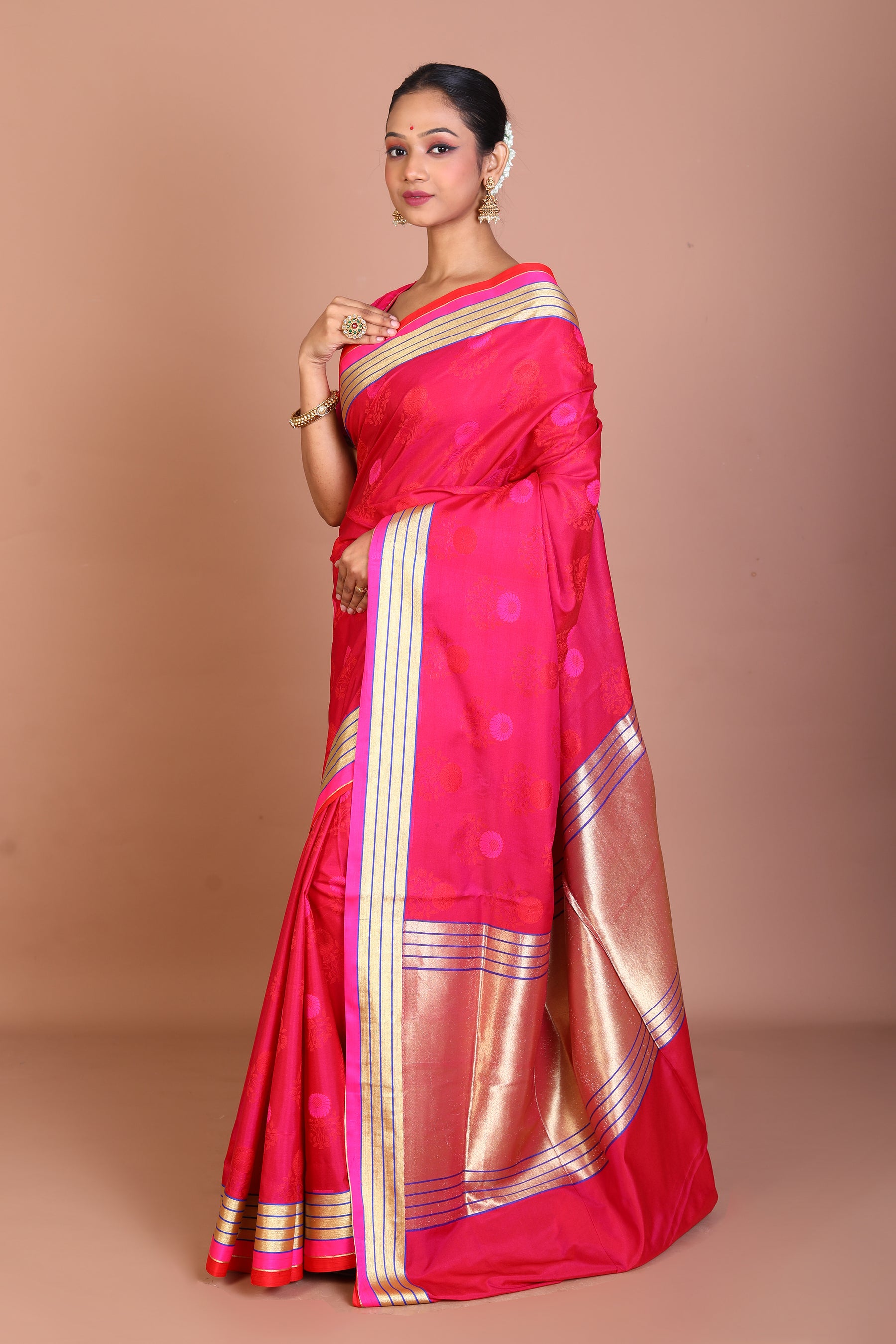 Rani Uppada Blended Saree - Keya Seth Exclusive