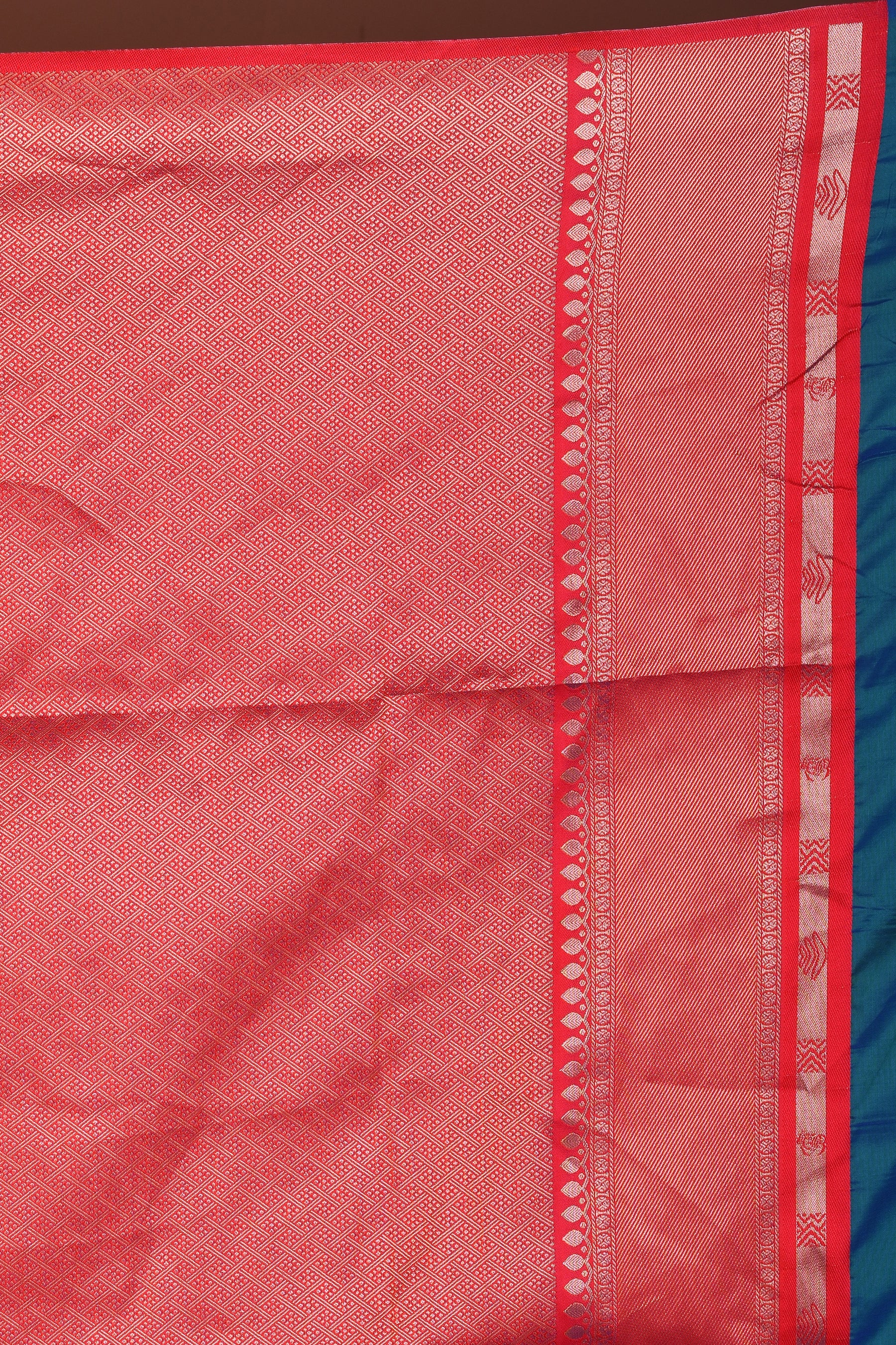Blue Blended Tissue Saree - Keya Seth Exclusive