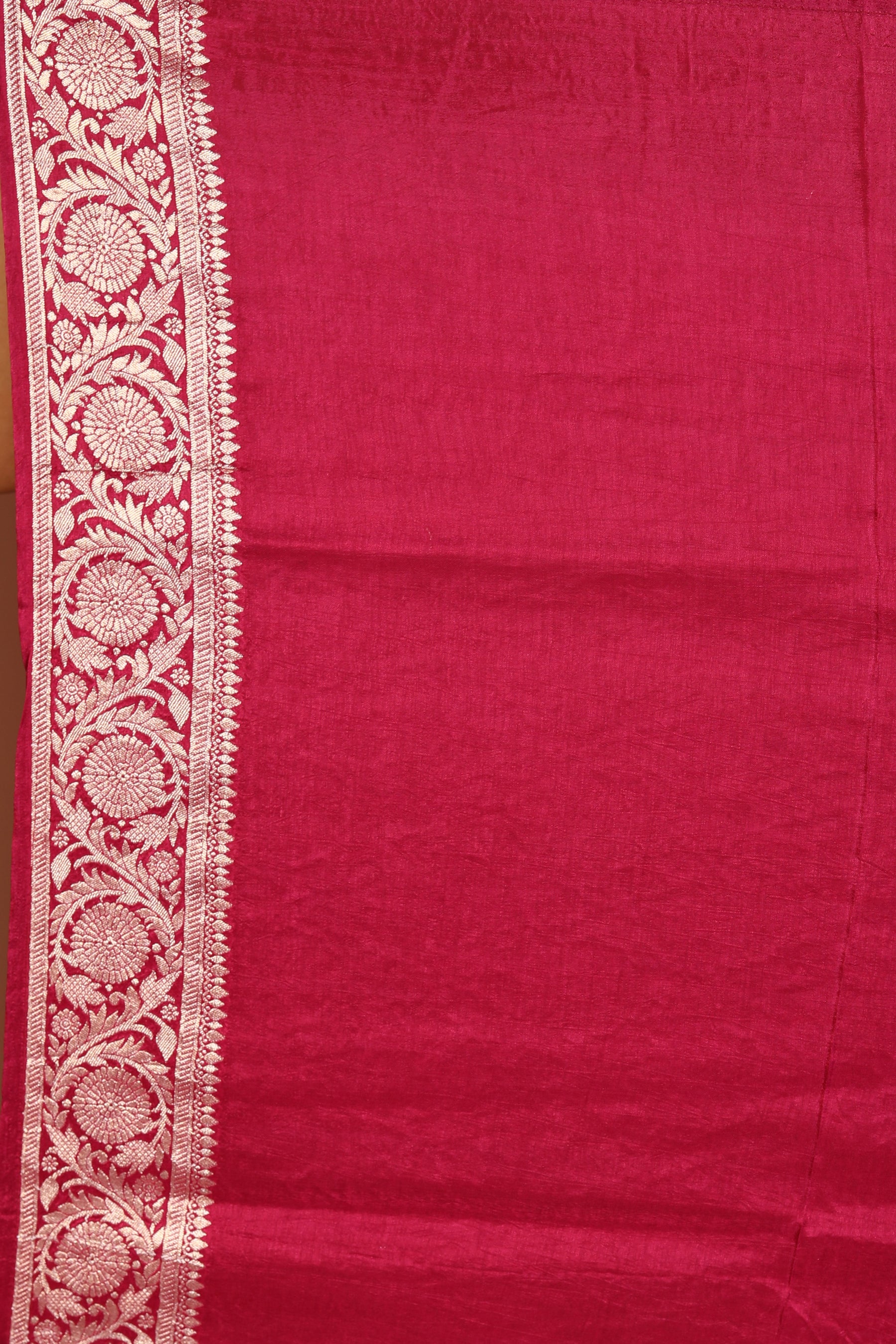 Maroon Blended Khaddi Saree - Keya Seth Exclusive