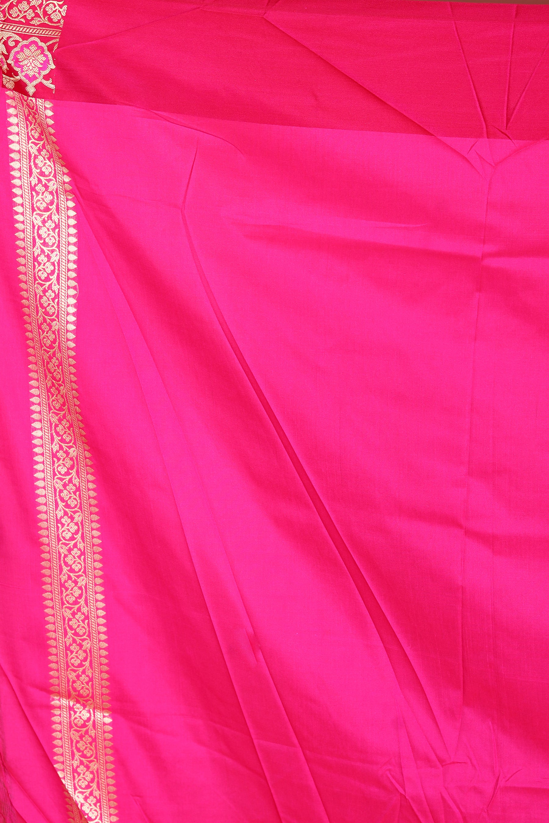 Navy Blue Semi Katan Saree - Keya Seth Exclusive
