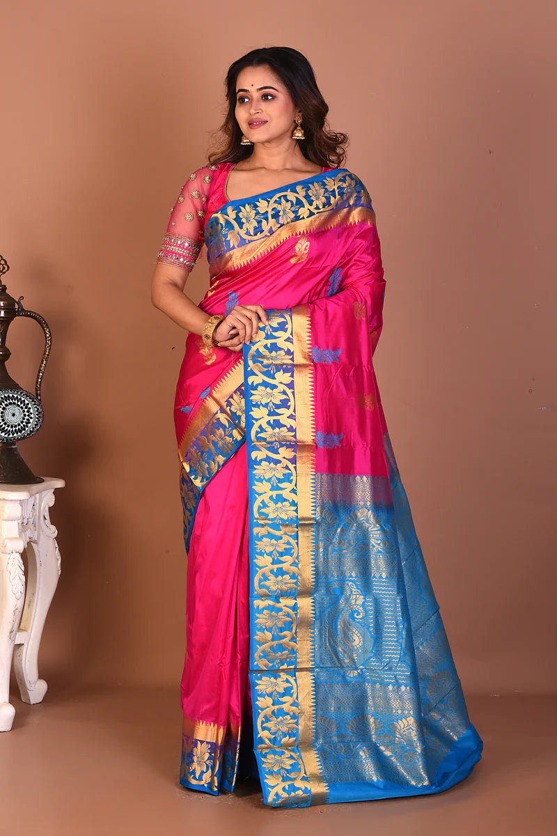 Rani Pure Kanjivaram Silk Saree - Keya Seth Exclusive