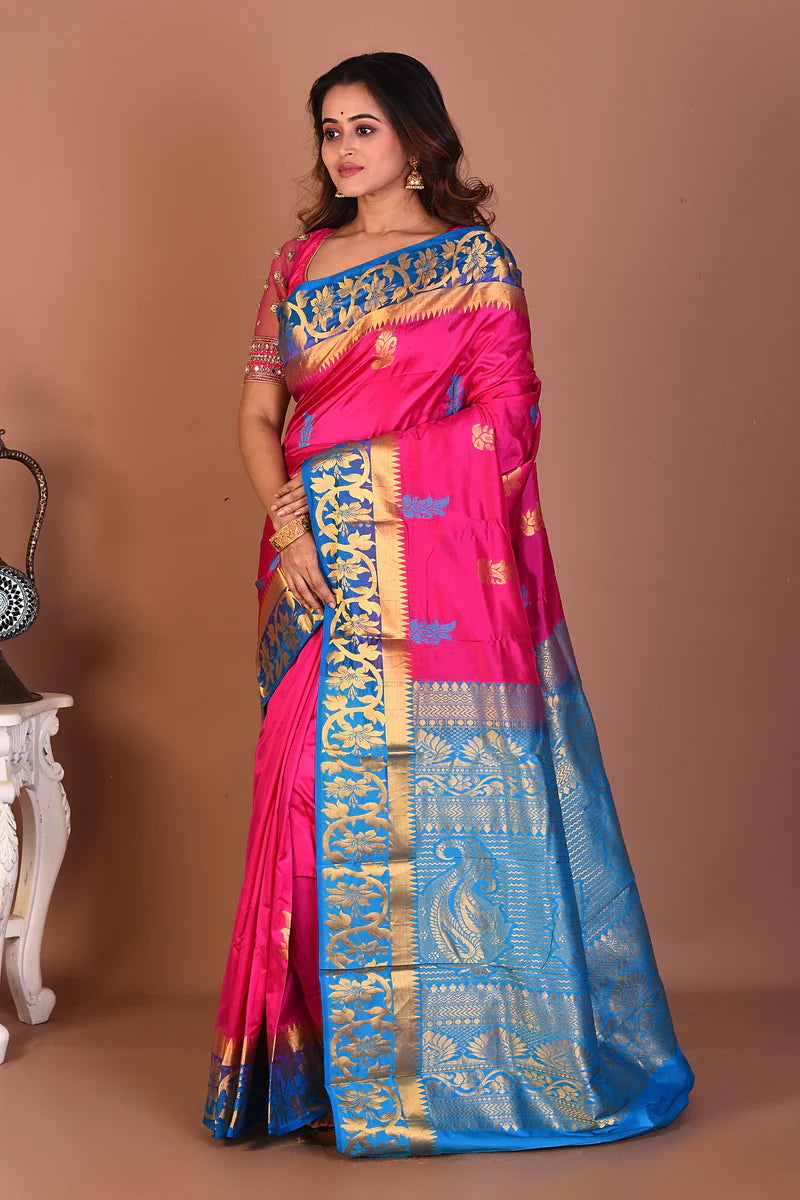 Rani Pure Kanjivaram Silk Saree - Keya Seth Exclusive