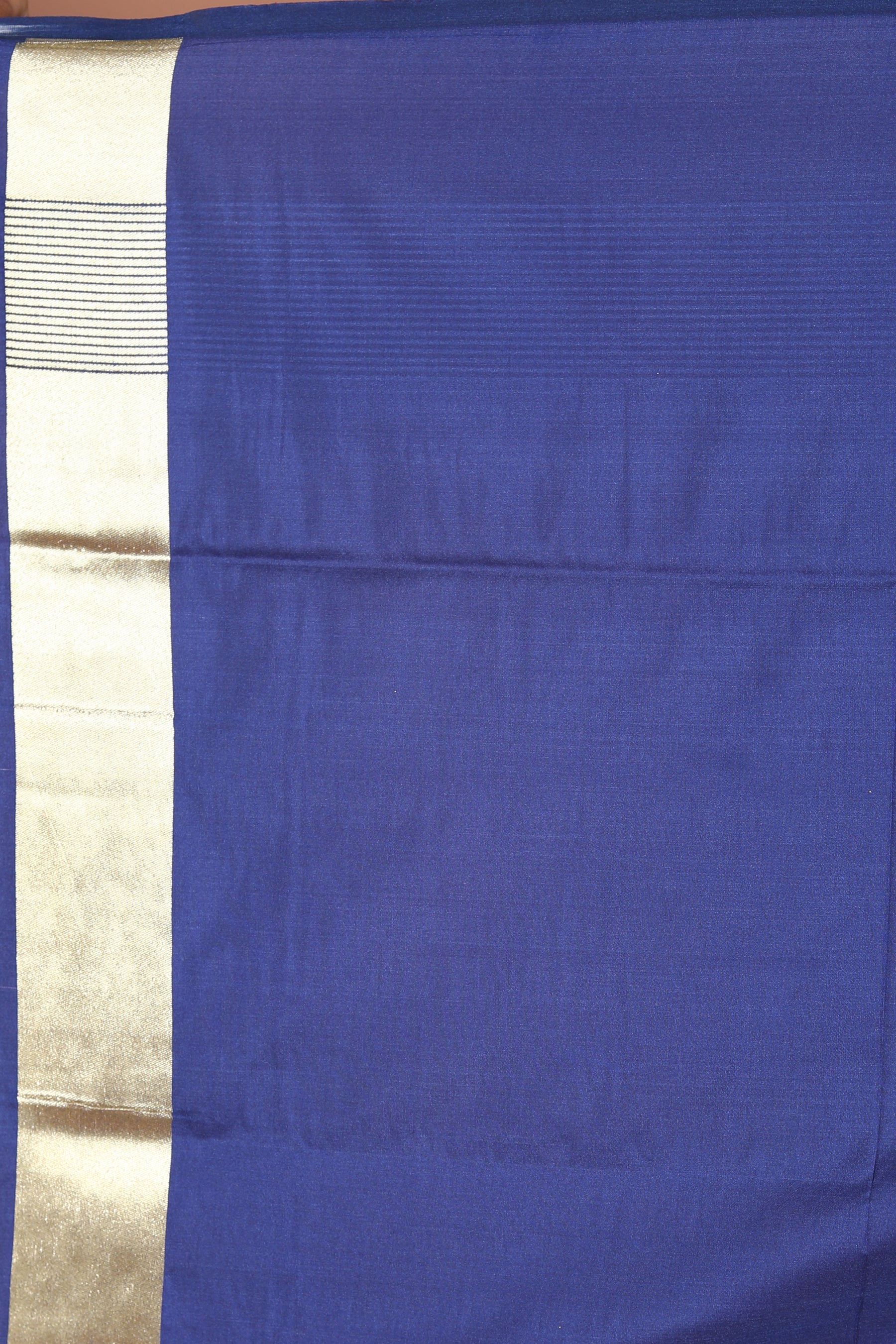 Navy Blue Blended Organza Saree - Keya Seth Exclusive