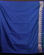 Load image into Gallery viewer, Dual Tone Royal Blue Katan Benarasi Saree    - Keya Seth Exclusive
