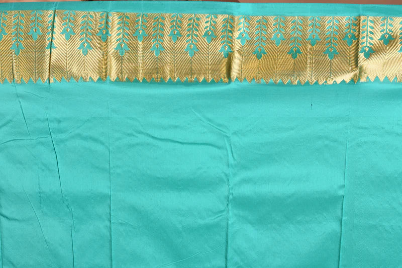 Beautiful Deep Blue Kanjivaram Saree - Keya Seth Exclusive