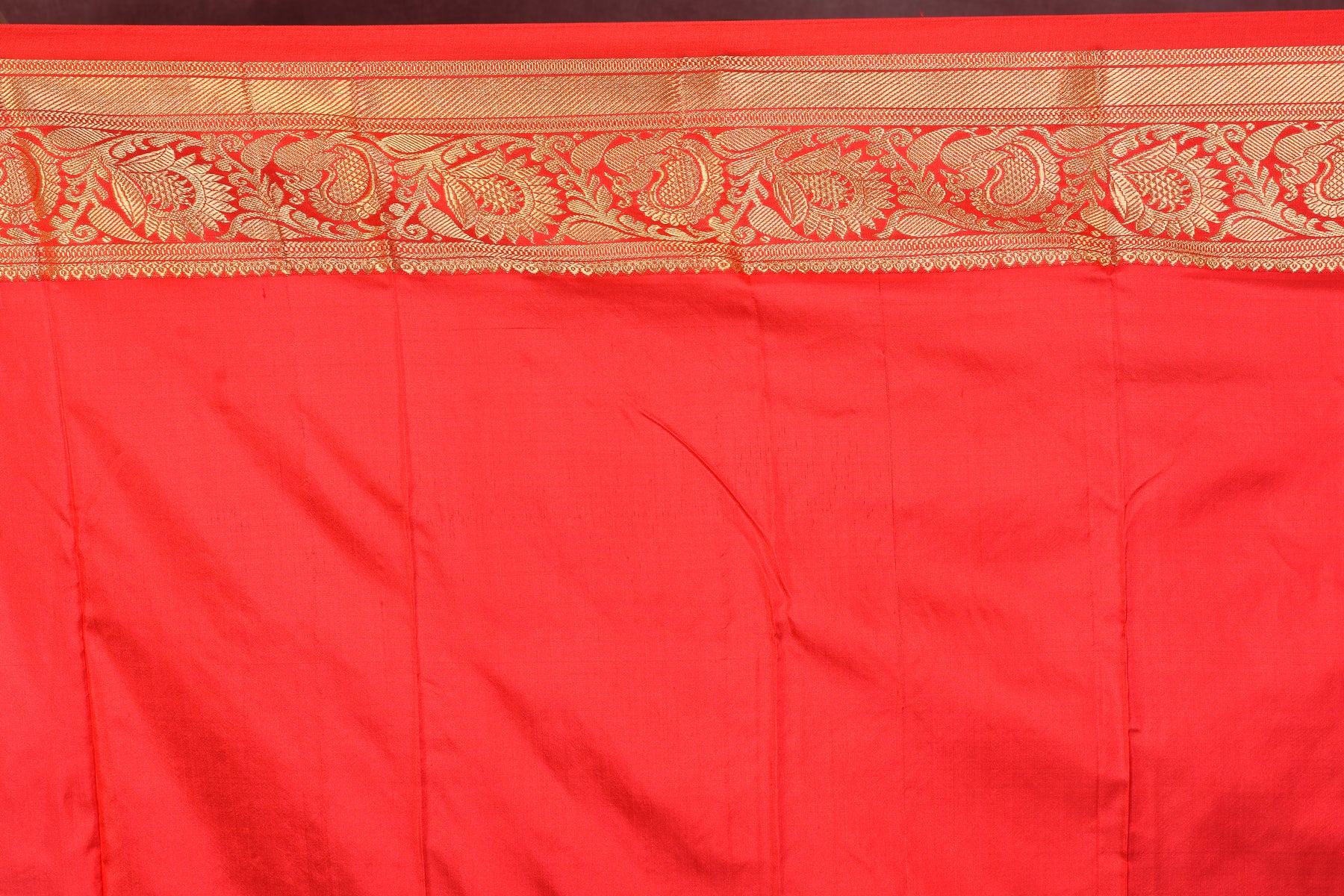 Royal Blue with Red Borders Pure Kanjivaram Saree - Keya Seth Exclusive