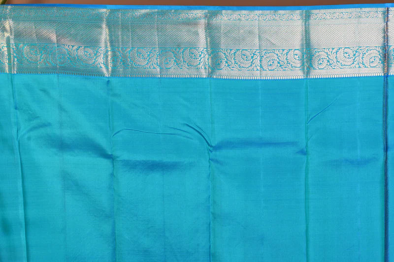 Sky Blue Pure Kanjivaram Saree - Keya Seth Exclusive