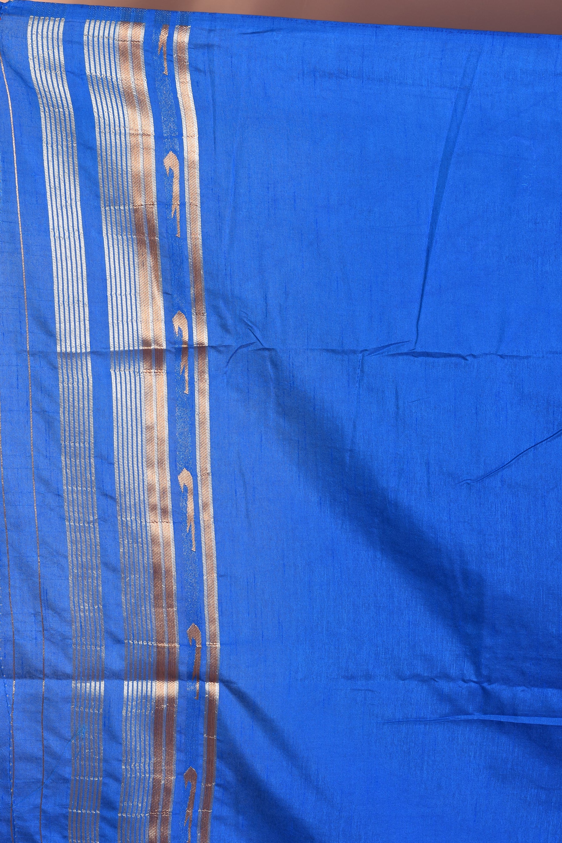 Blue Dupion Silk Saree - Keya Seth Exclusive