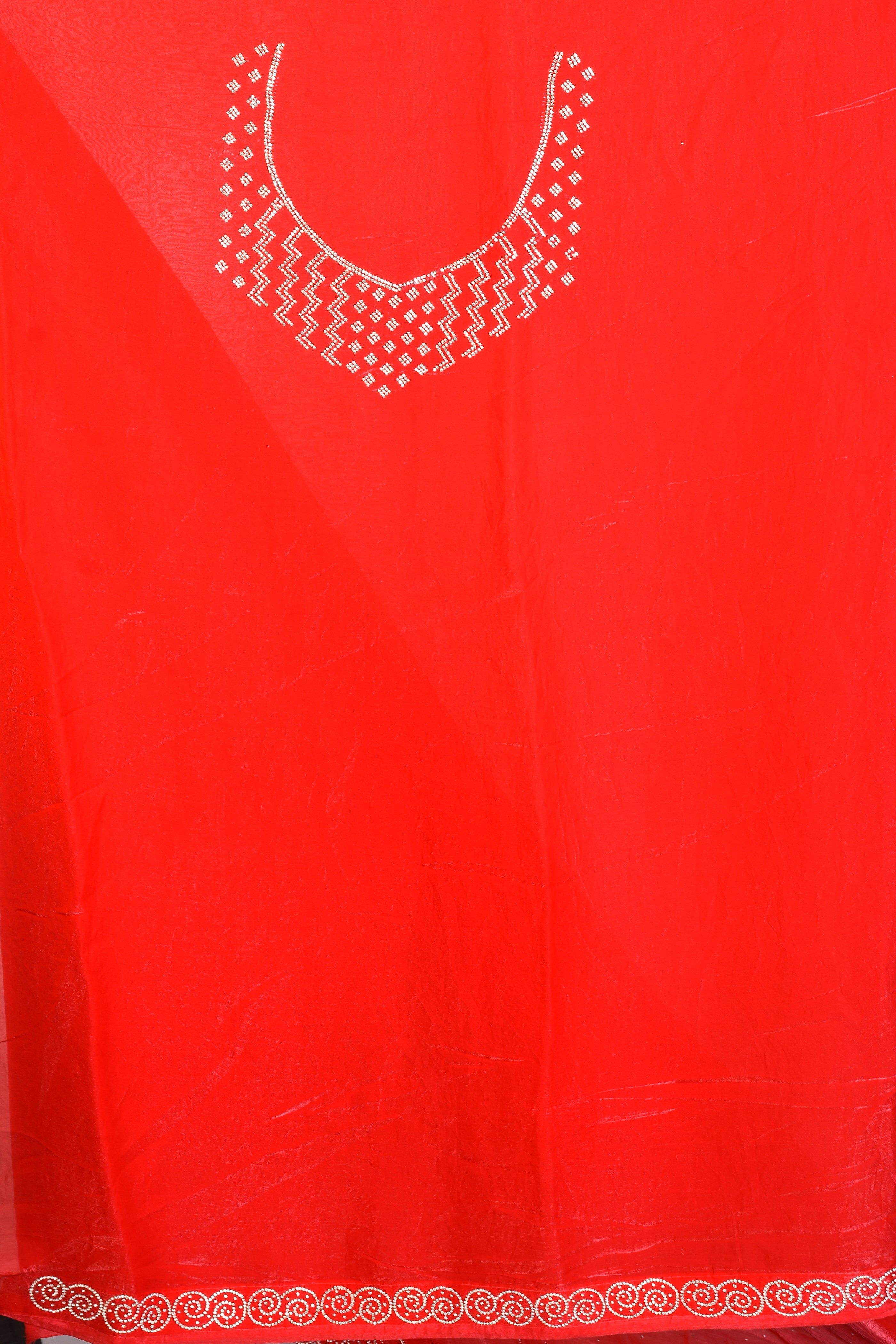 Fancy Red Organza Saree - Keya Seth Exclusive