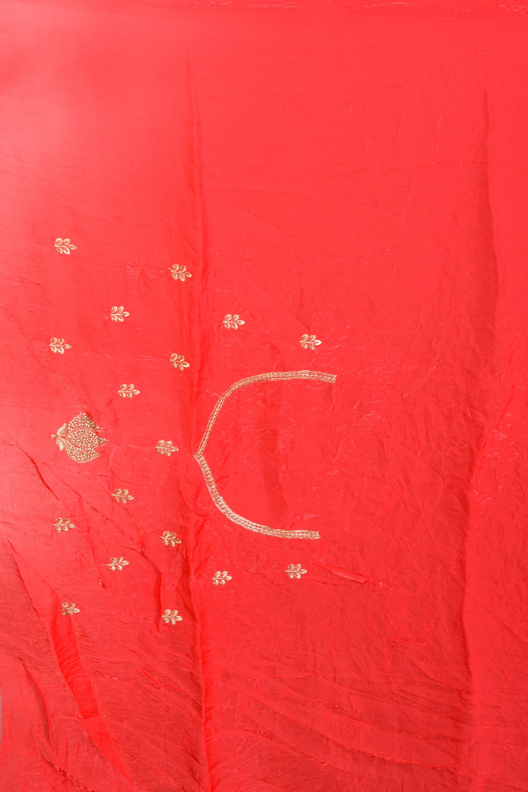 Fancy Red Organza Saree - Keya Seth Exclusive