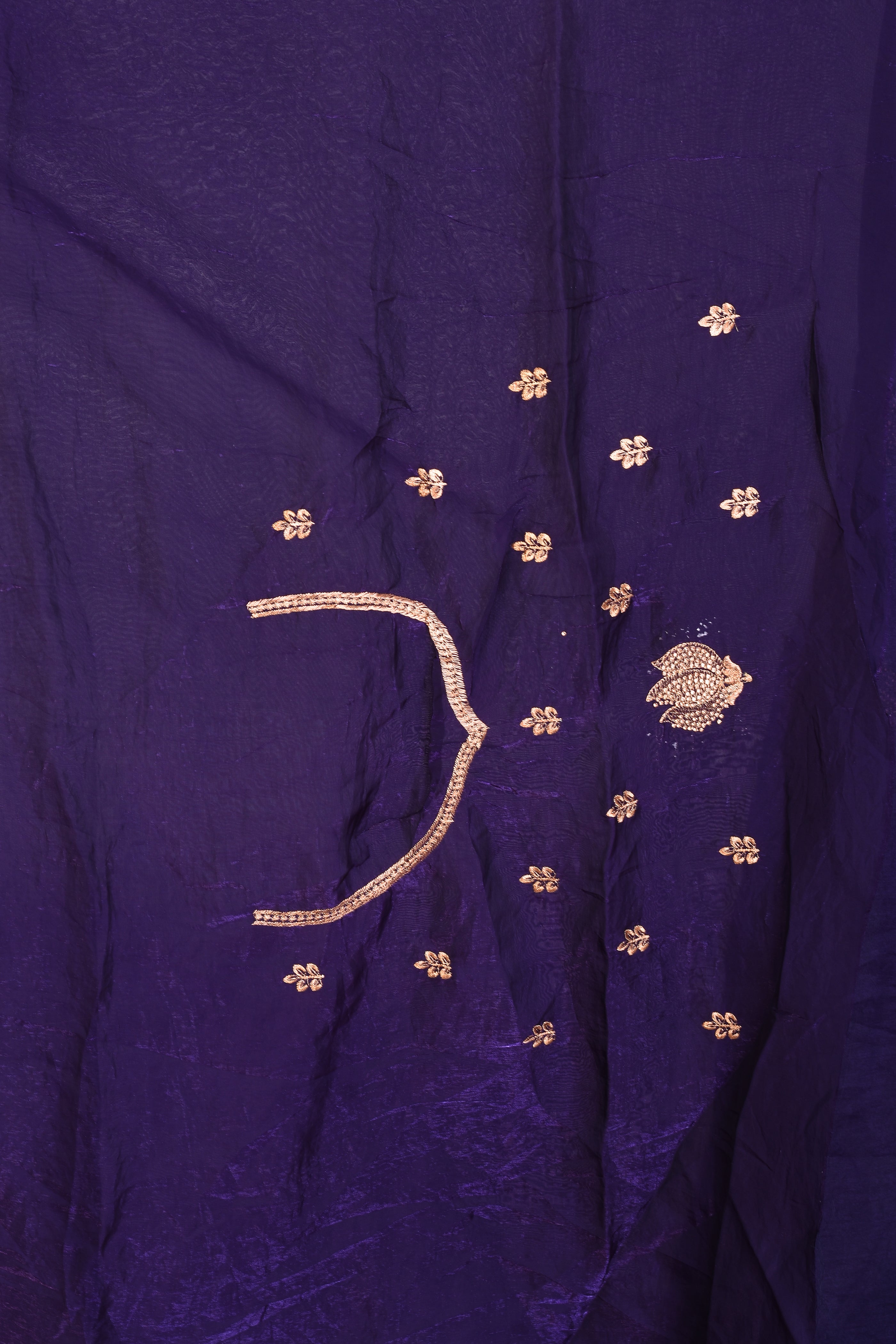 Fancy Violet Organza Saree - Keya Seth Exclusive